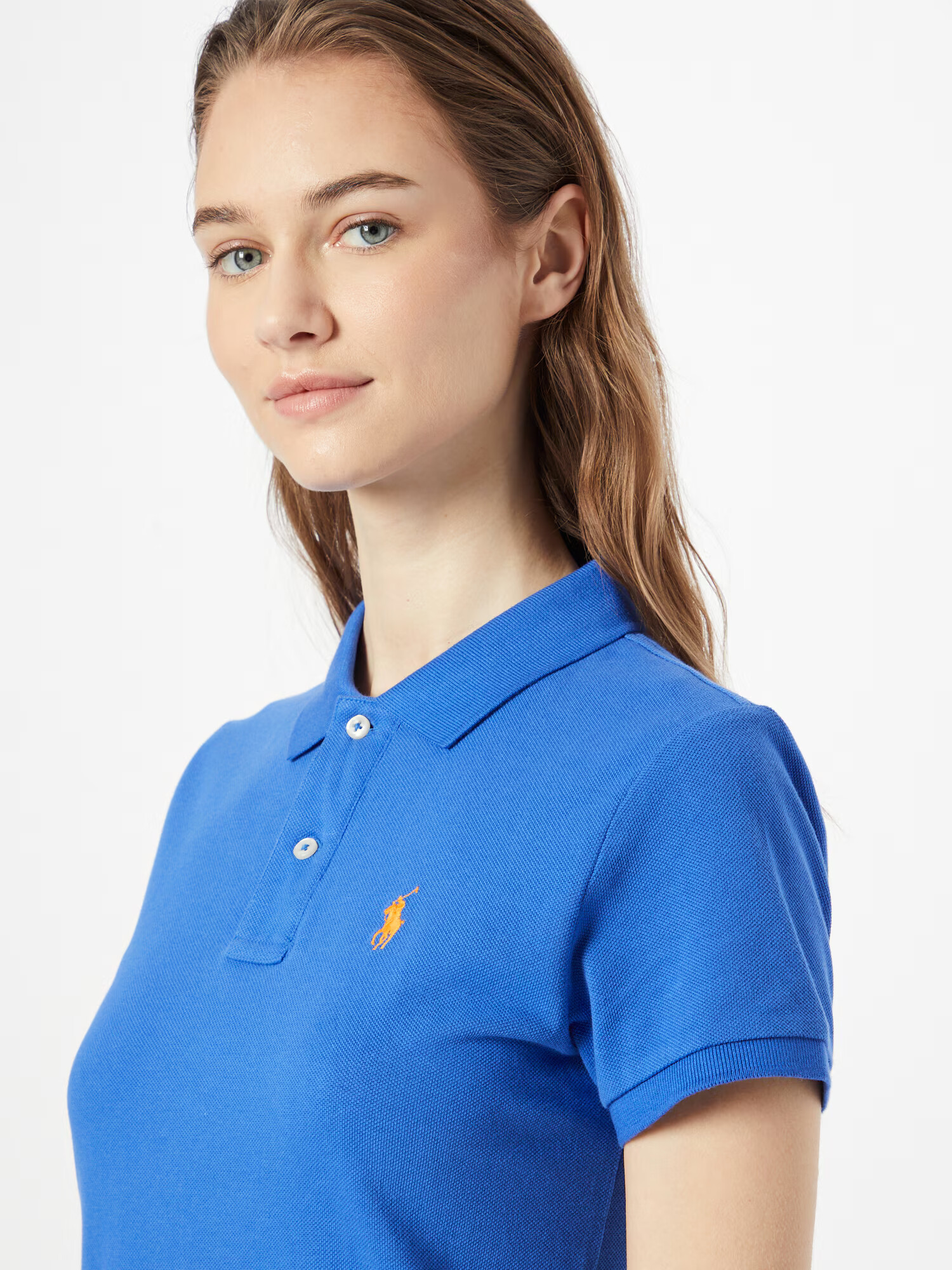 Polo Ralph Lauren Šaty kráľovská modrá / oranžová - Pepit.sk