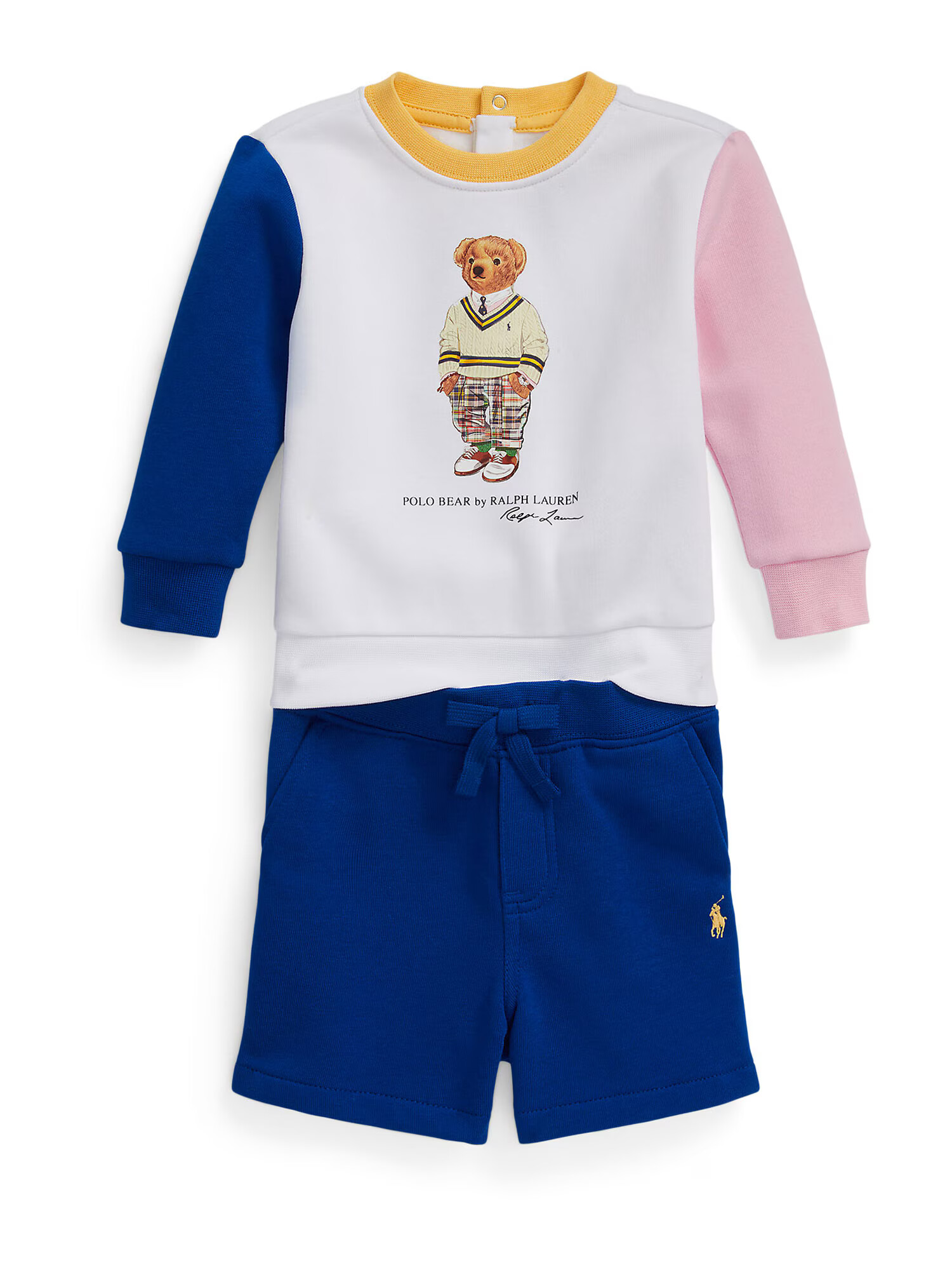 Polo Ralph Lauren Set námornícka modrá / zlatá žltá / ružová / biela - Pepit.sk