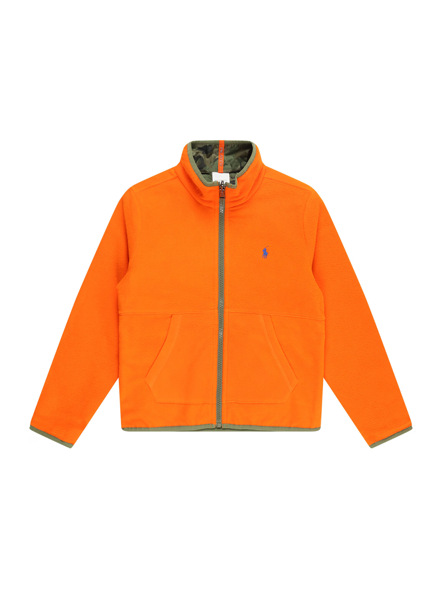 Polo Ralph Lauren Tepláková bunda kaki / oranžová - Pepit.sk