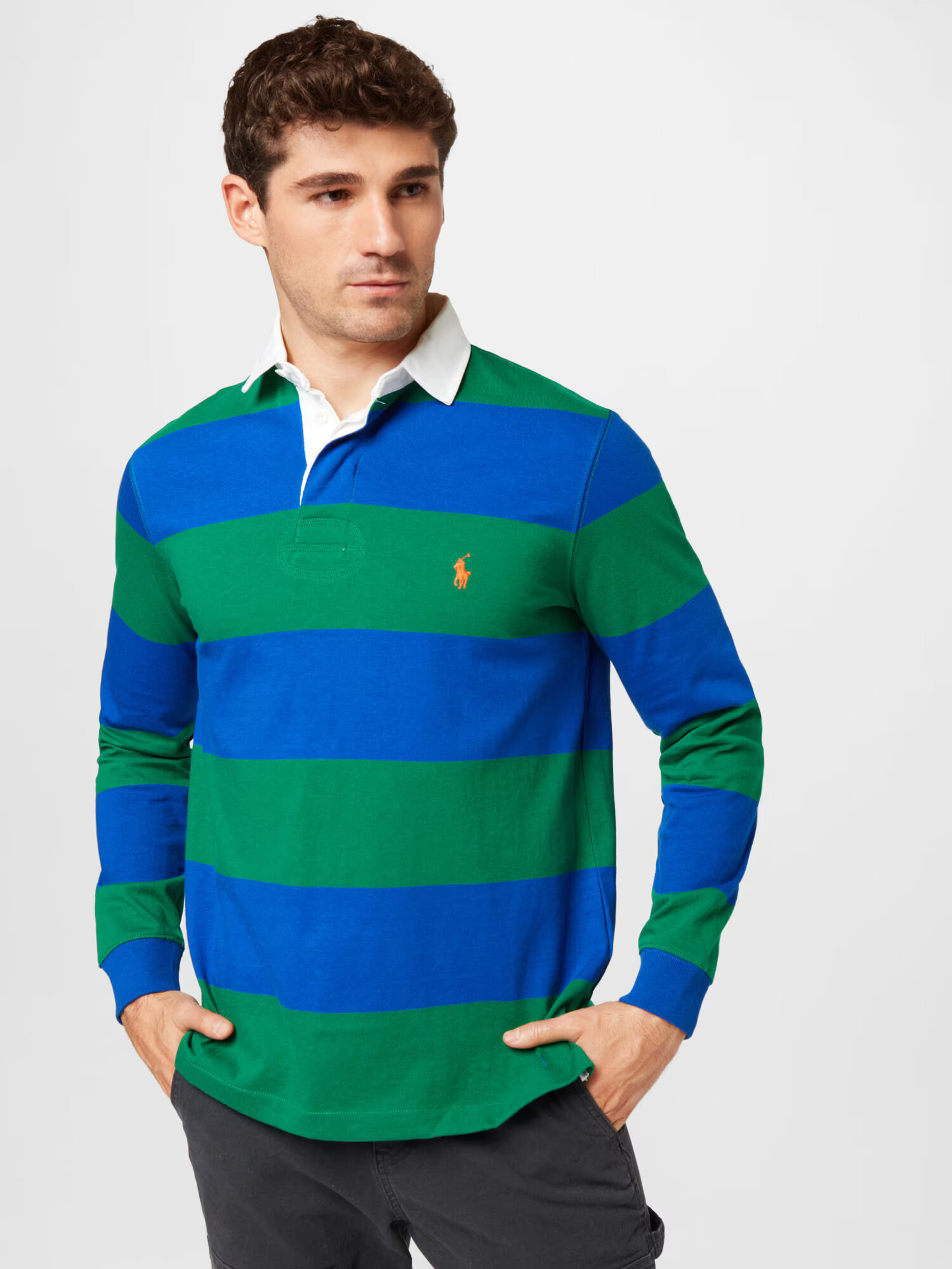 Polo Ralph Lauren Tričko modrá / zelená / oranžová / biela - Pepit.sk