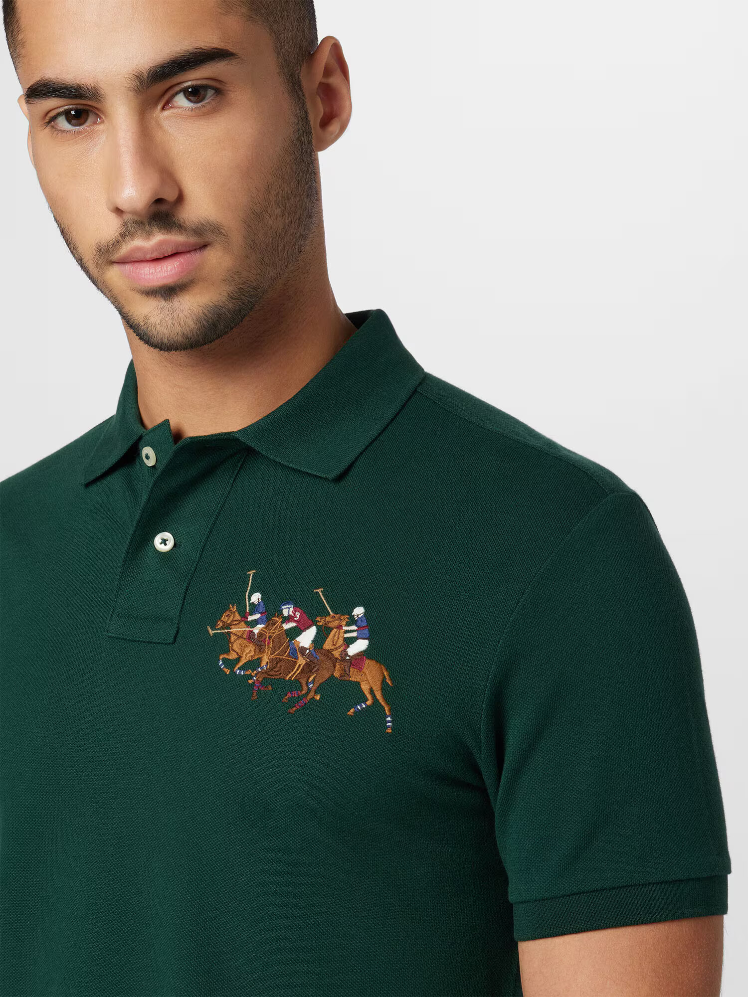 Polo Ralph Lauren Tričko okrová / tmavozelená / vínovo červená / biela - Pepit.sk