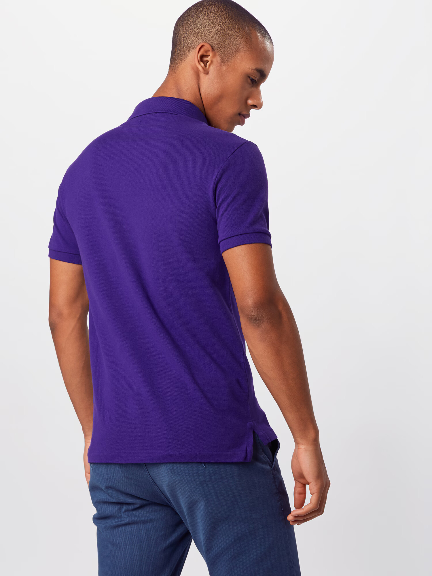 Polo Ralph Lauren Tričko 'SSKCSLIM1-SHORT SLEEVE-KNIT' fialová - Pepit.sk