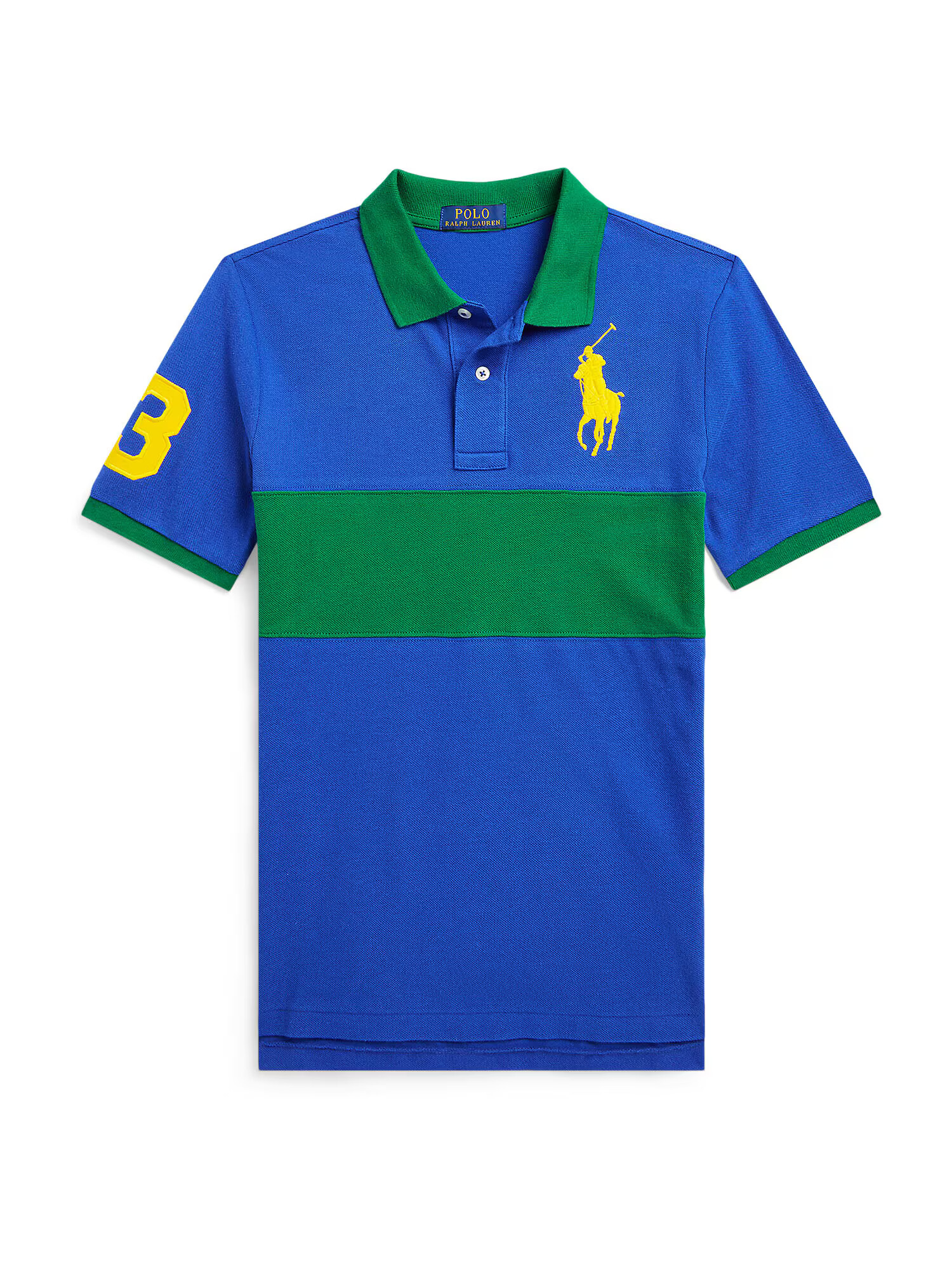 Polo Ralph Lauren Tričko zafírová / žltá / tmavozelená - Pepit.sk