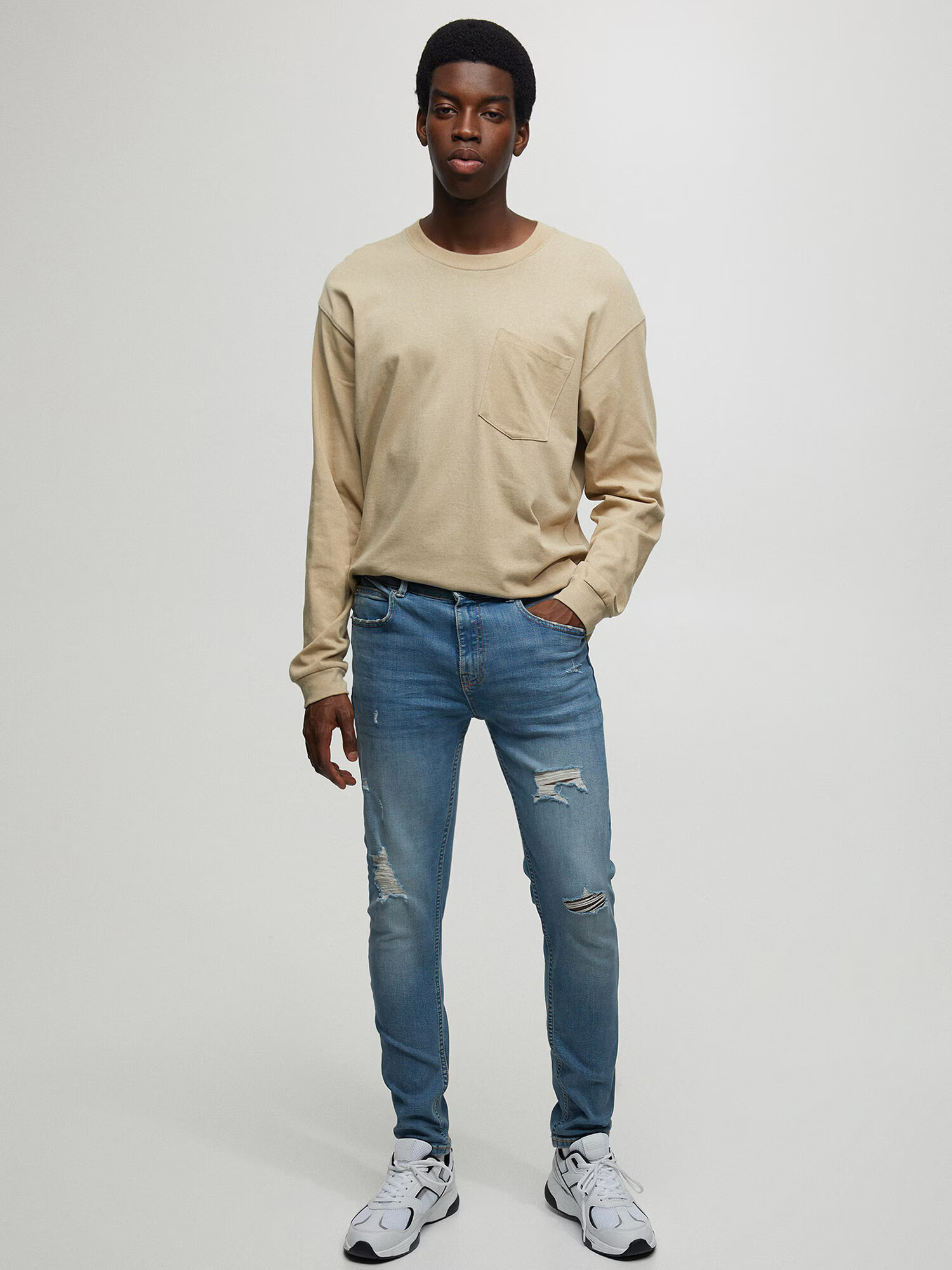 Pull&Bear Džínsy modrá denim - Pepit.sk