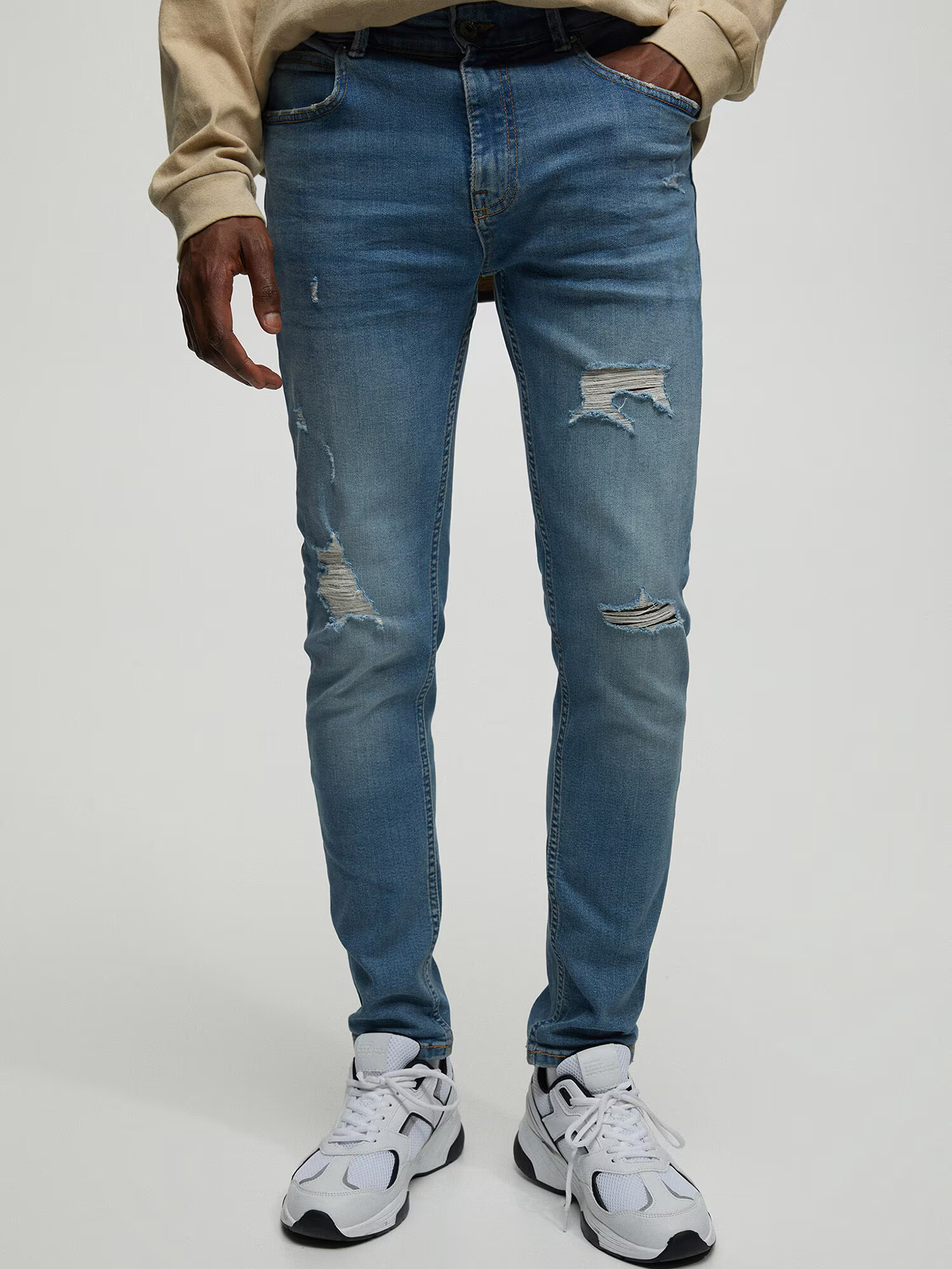 Pull&Bear Džínsy modrá denim - Pepit.sk