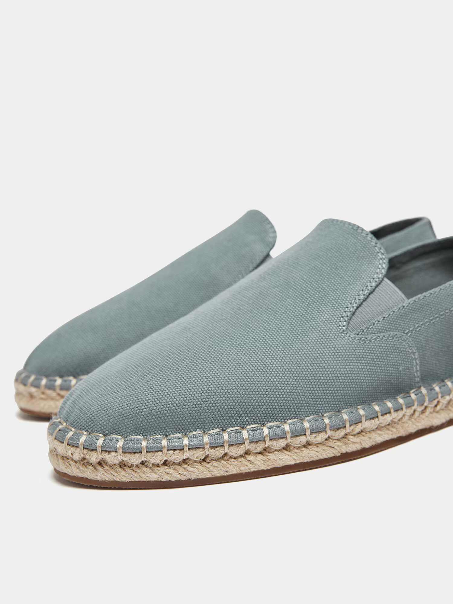 Pull&Bear Espadrilky dymovo modrá - Pepit.sk