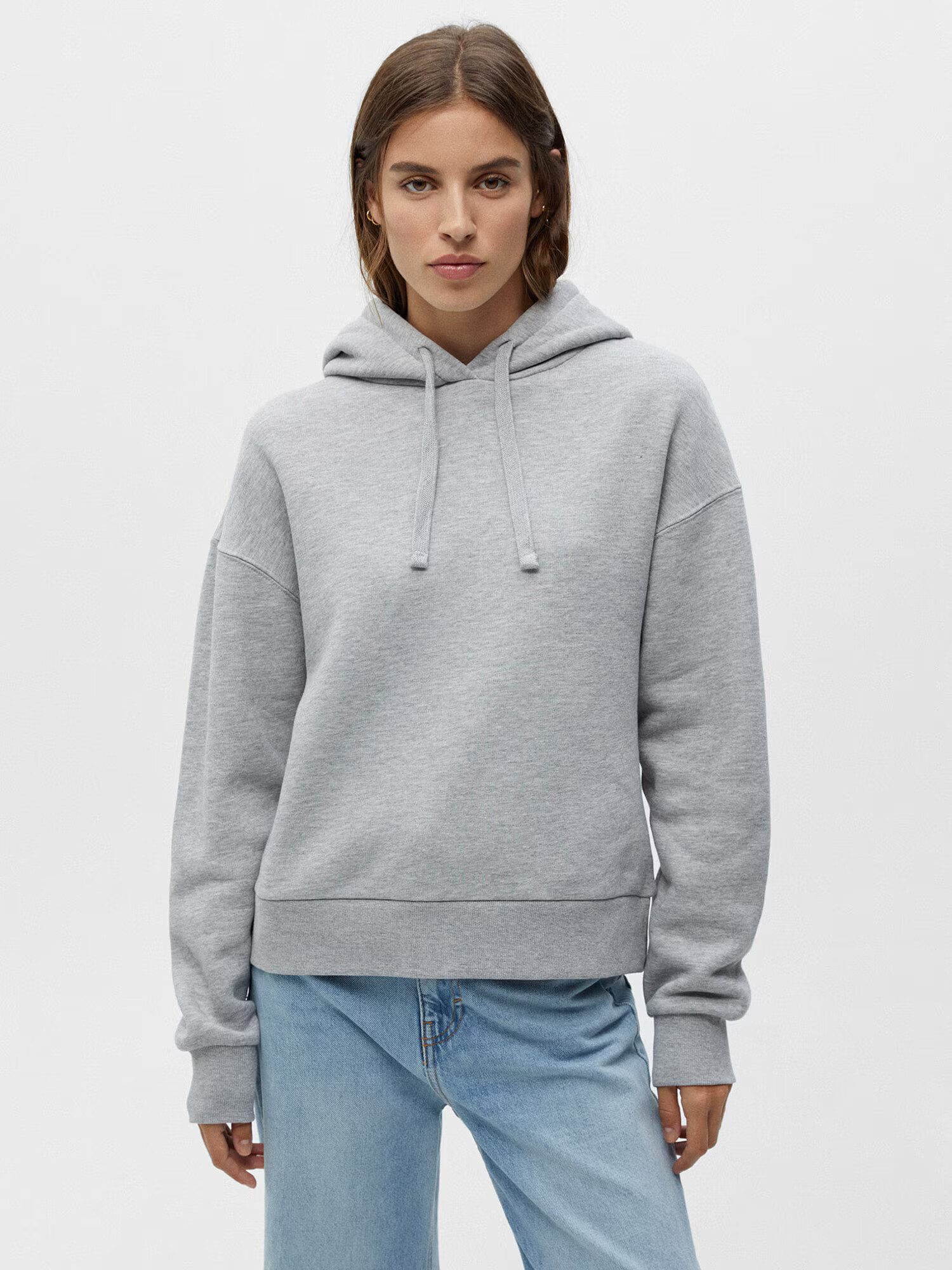 Pull&Bear Mikina sivá melírovaná - Pepit.sk