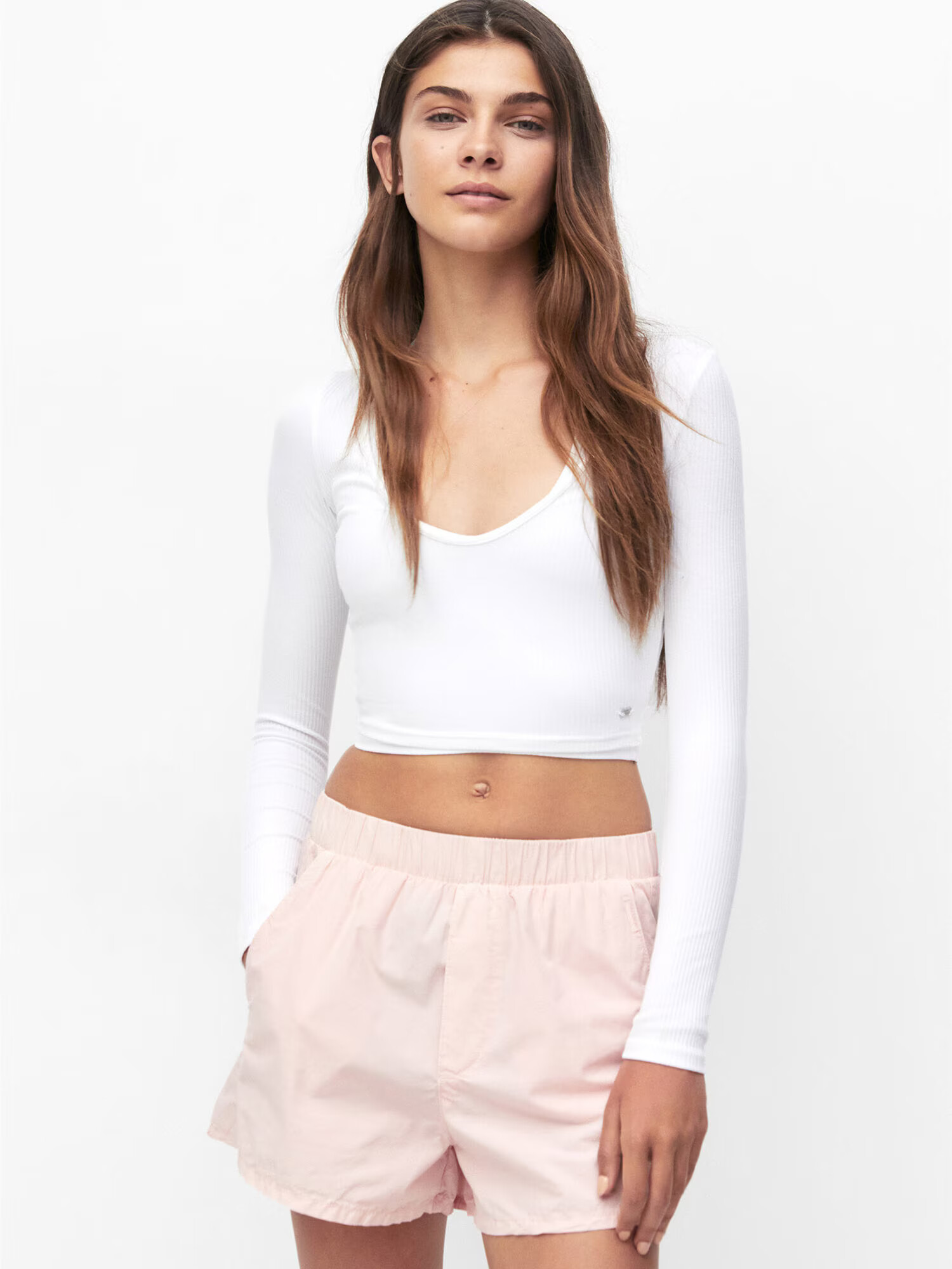 Pull&Bear Nohavice rosé - Pepit.sk