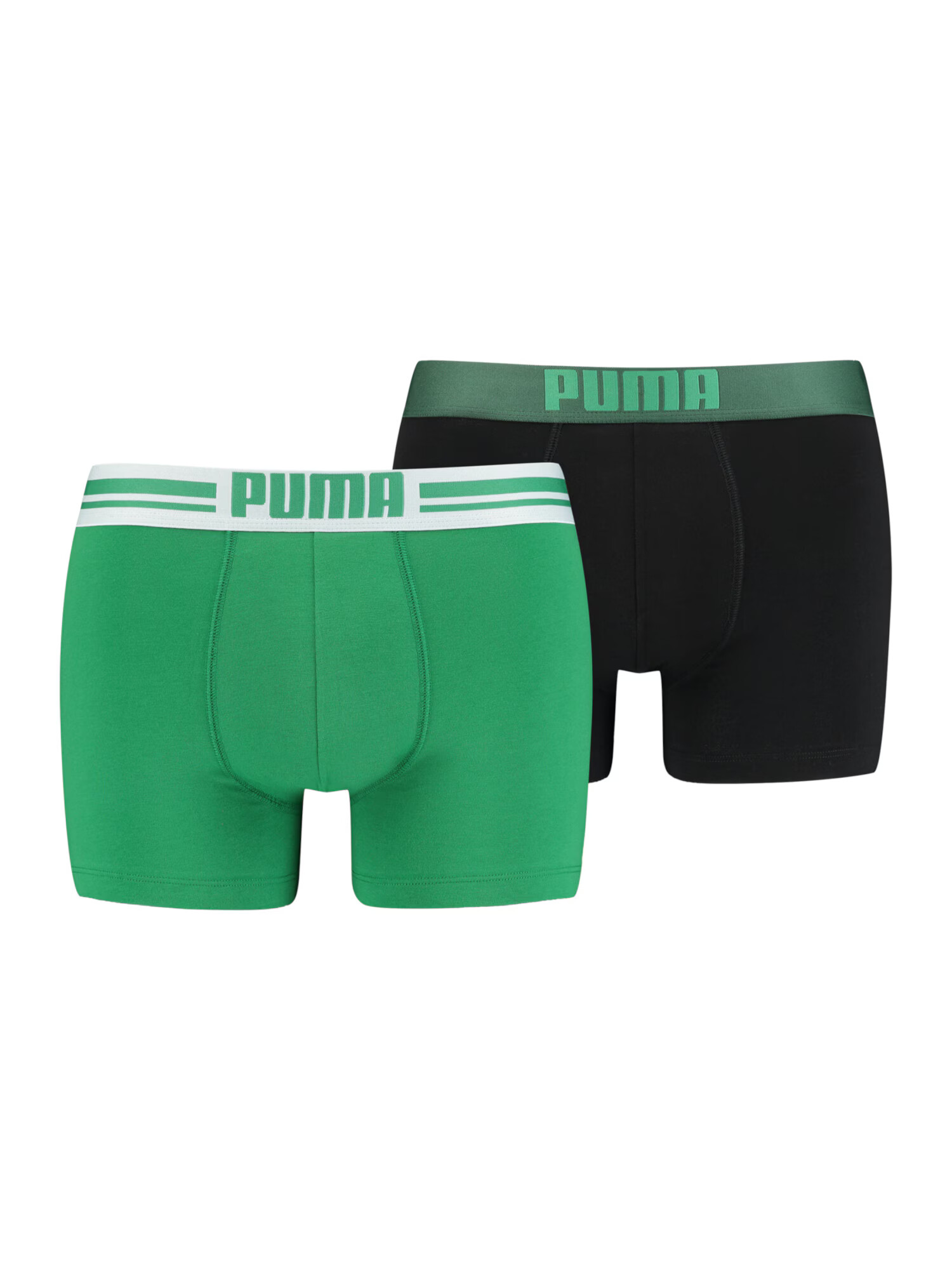 PUMA Boxerky smaragdová / čierna / biela - Pepit.sk