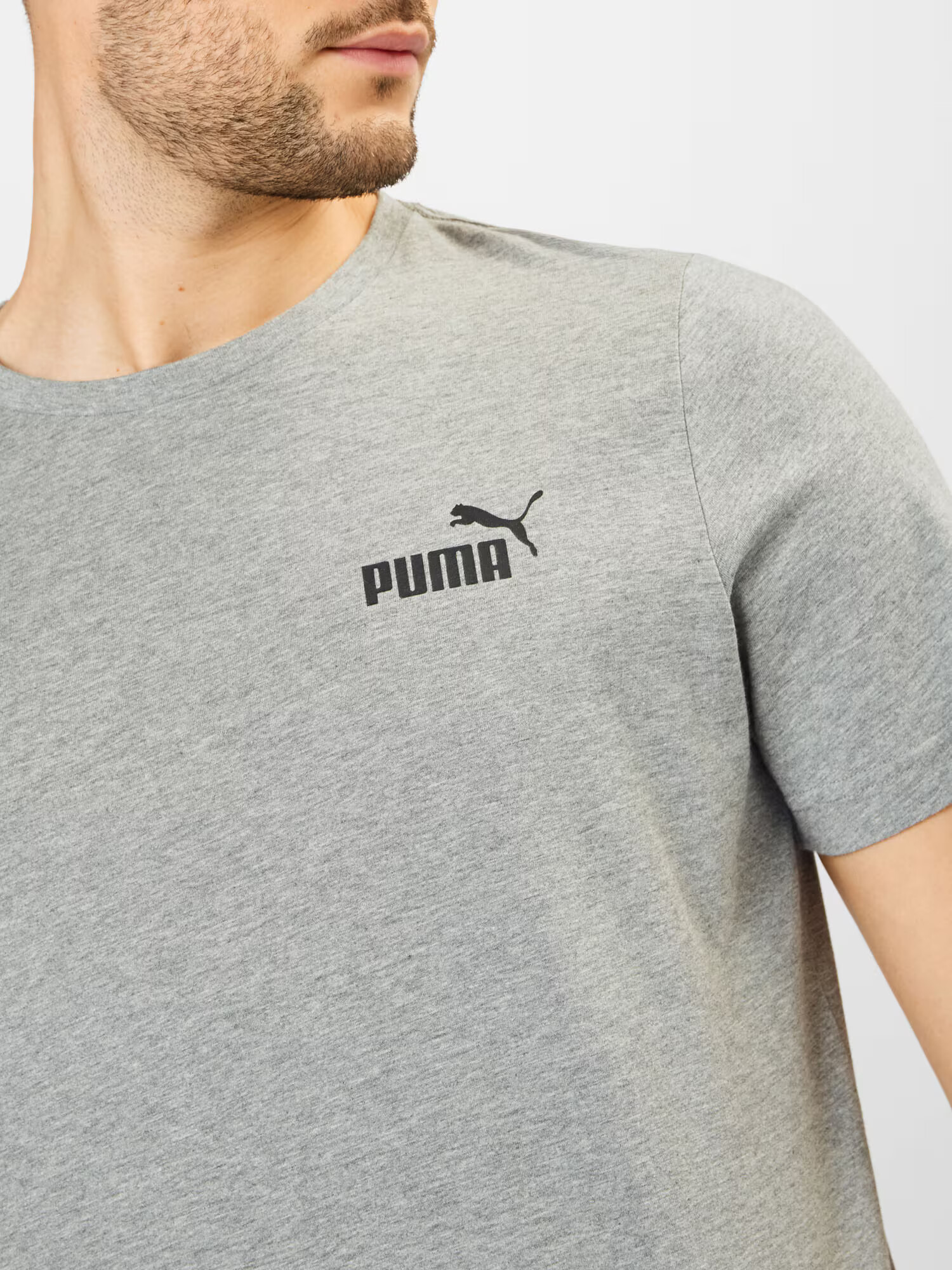 PUMA Tričko sivá melírovaná / čierna - Pepit.sk