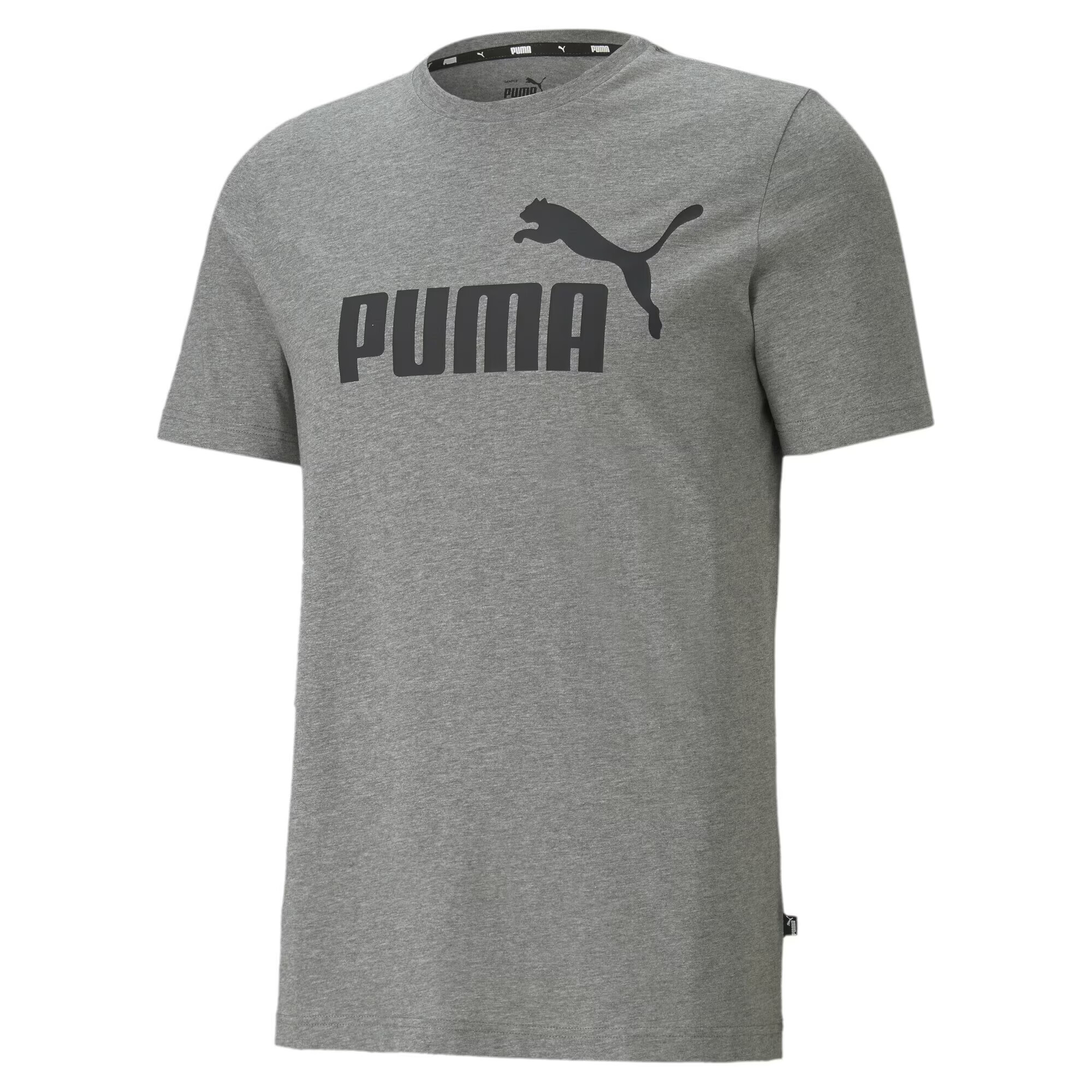 PUMA Funkčné tričko 'Essential' sivá melírovaná / čierna - Pepit.sk