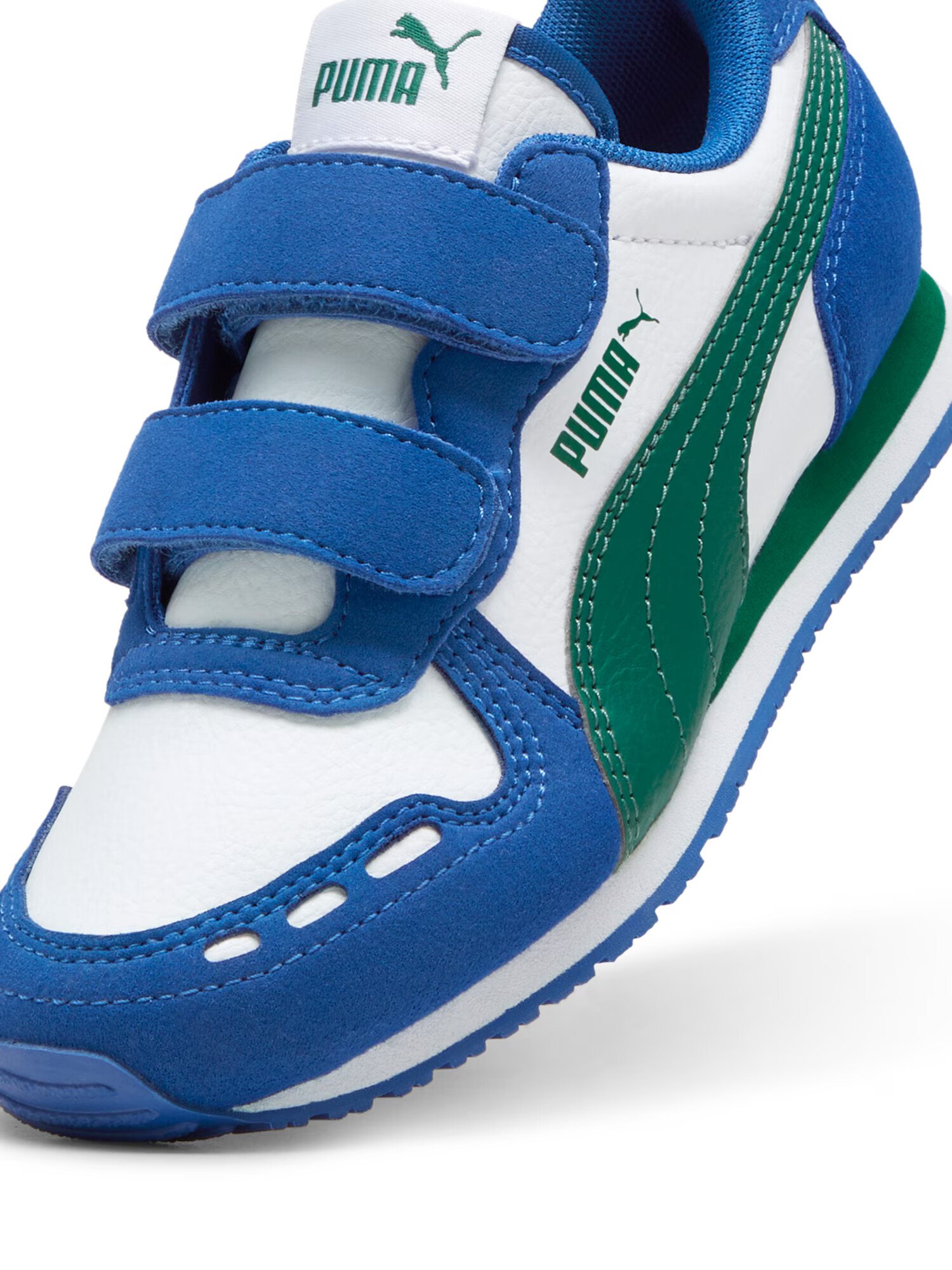 PUMA Tenisky 'Cabana Racer' modrá / trávovo zelená / biela - Pepit.sk