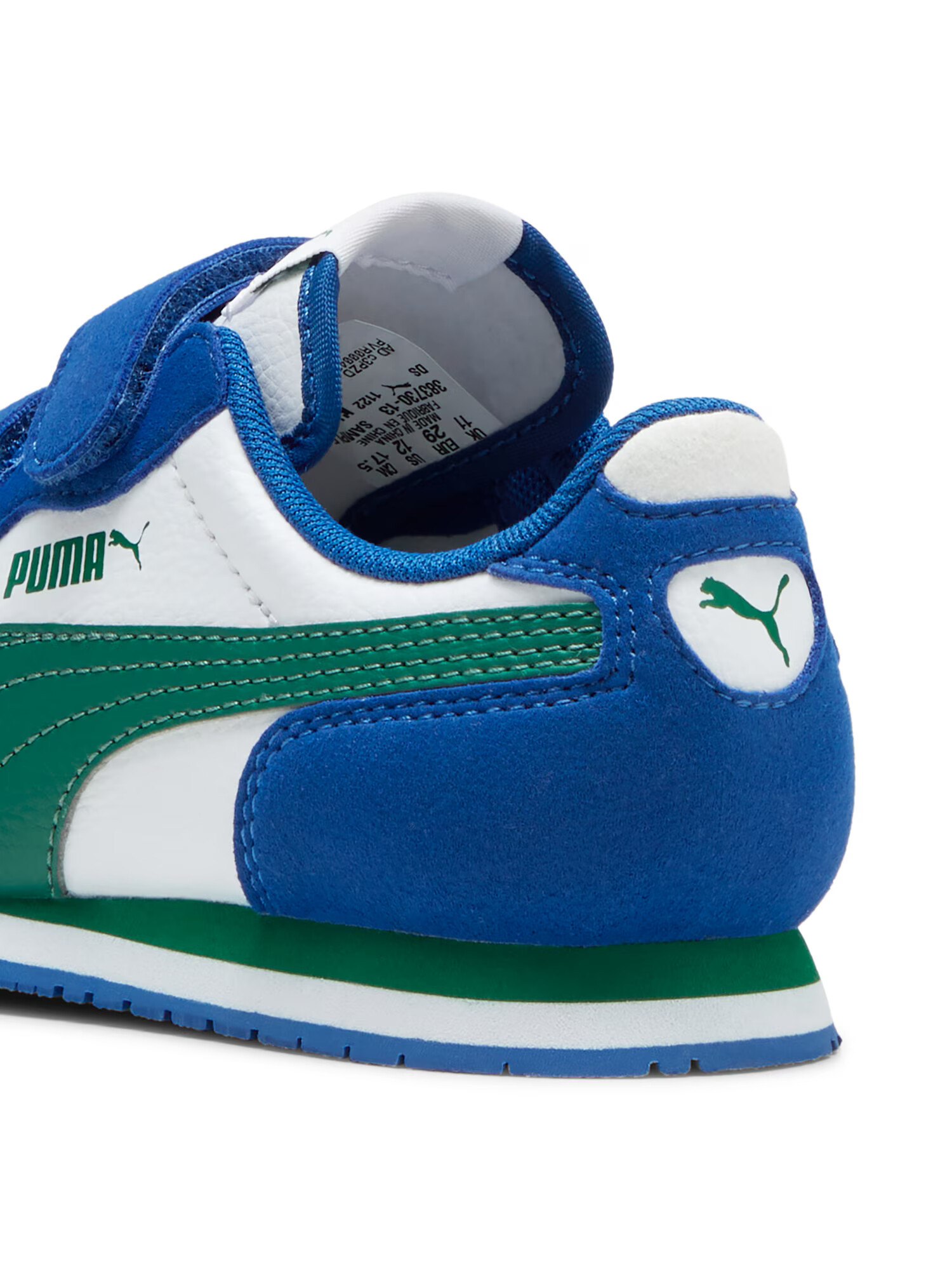 PUMA Tenisky 'Cabana Racer' modrá / trávovo zelená / biela - Pepit.sk