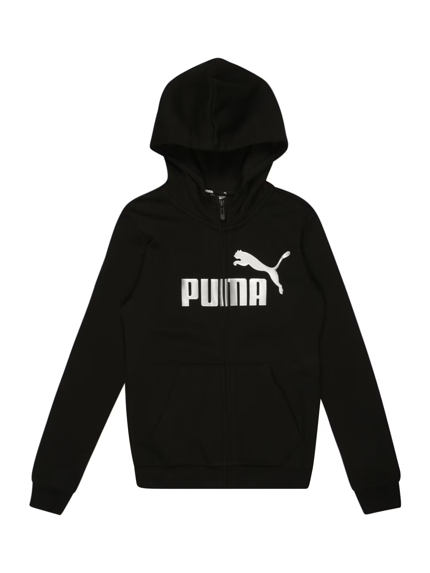 PUMA Tepláková bunda čierna / biela - Pepit.sk