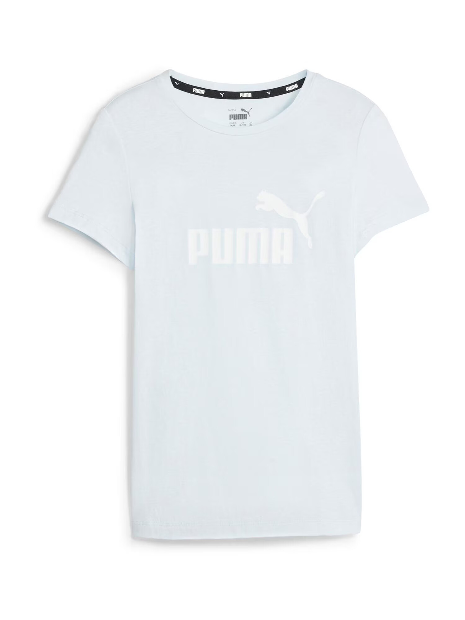 PUMA Tričko 'Essentials' svetlomodrá / biela - Pepit.sk