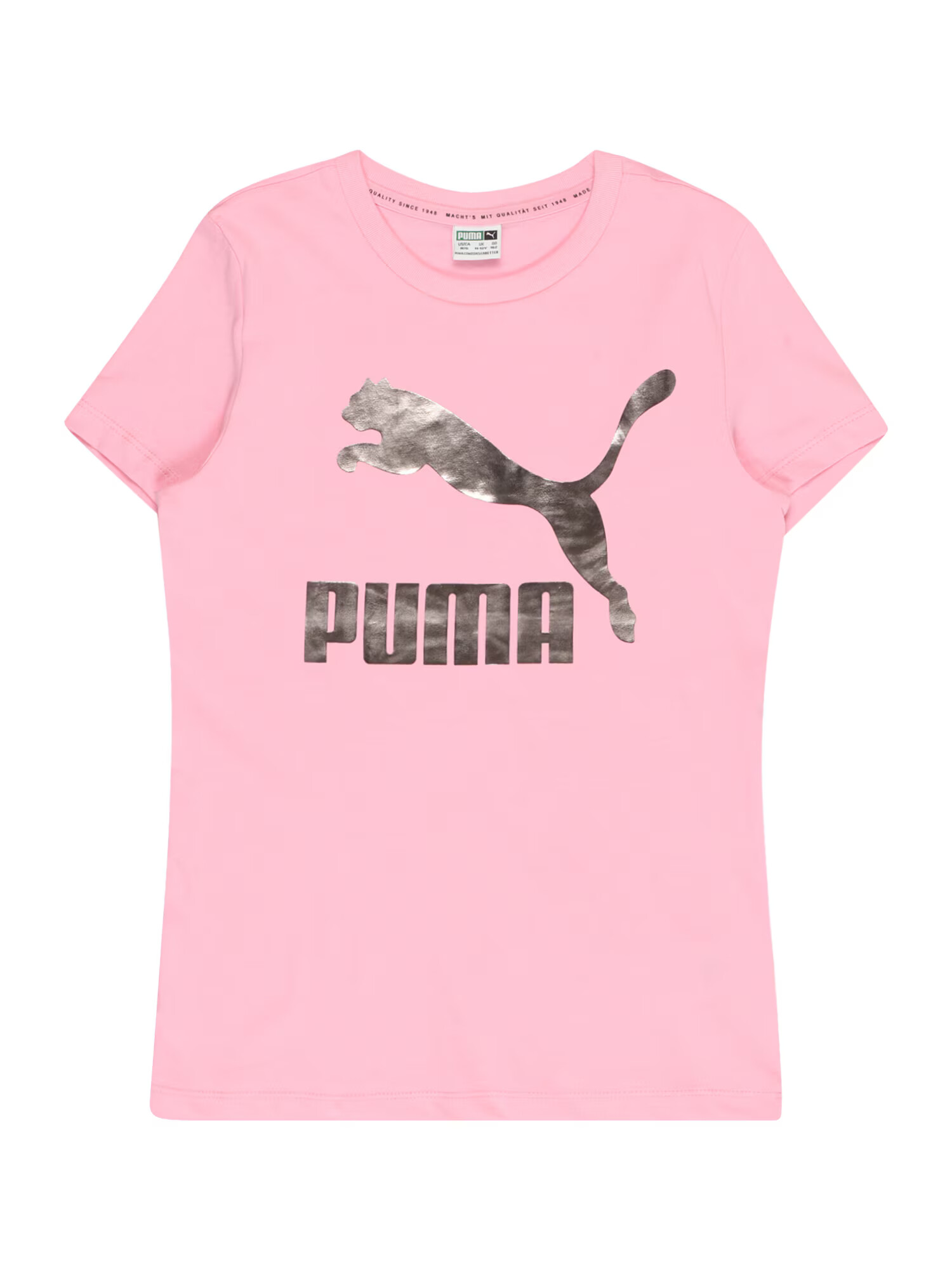 PUMA Tričko ružová / strieborná - Pepit.sk