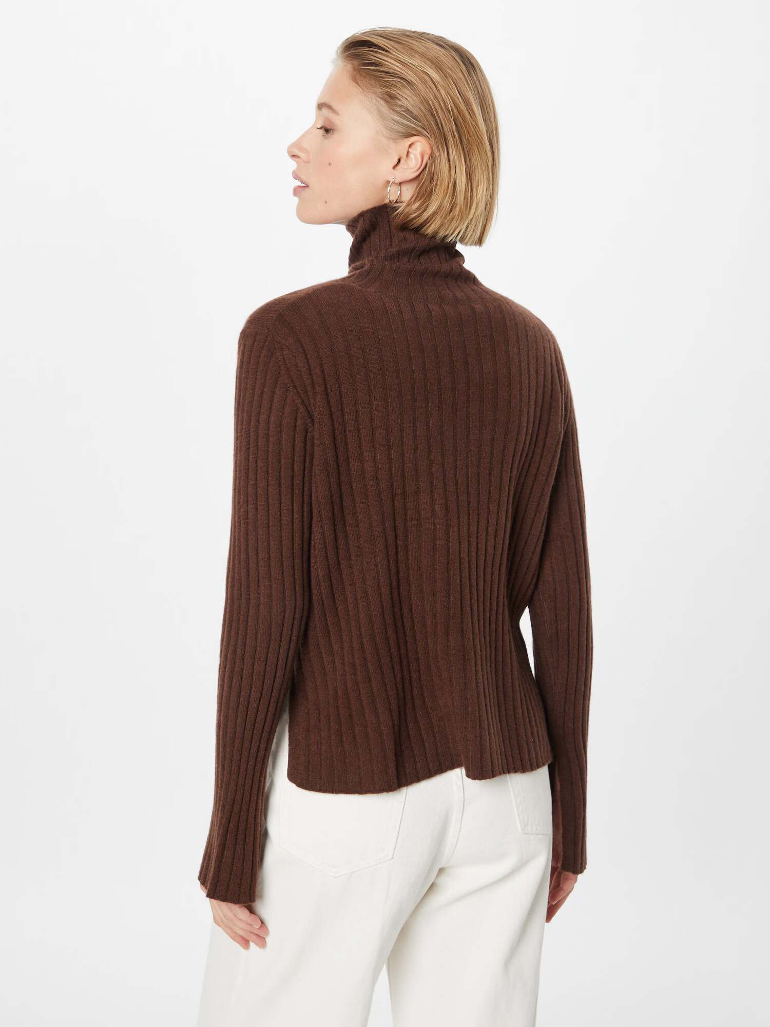 Pure Cashmere NYC Sveter tmavohnedá - Pepit.sk