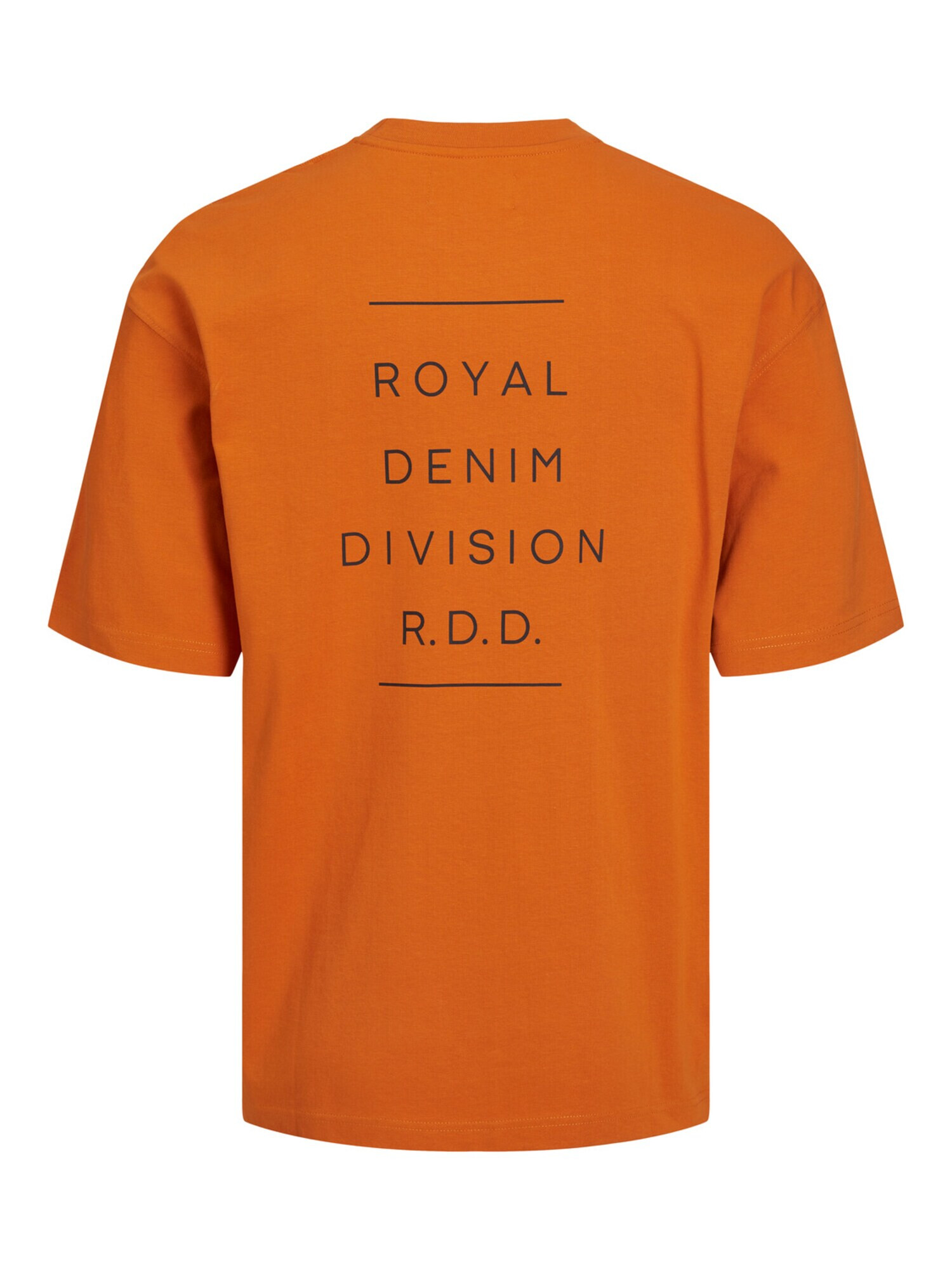 R.D.D. ROYAL DENIM DIVISION Tričko 'Calvin' oranžová / čierna - Pepit.sk