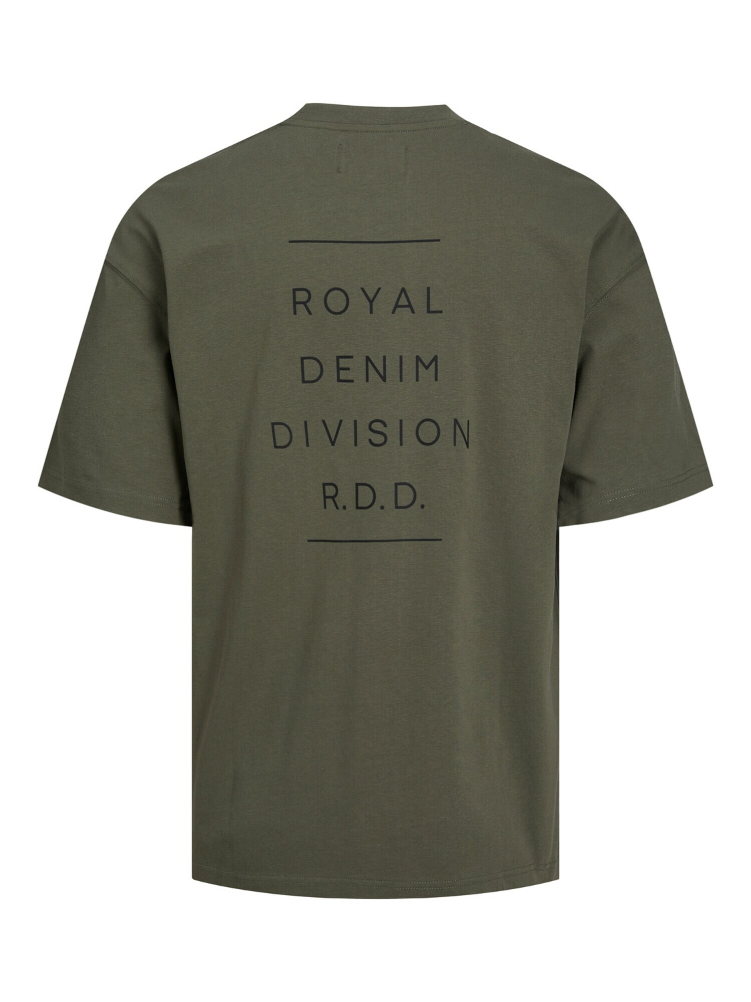 R.D.D. ROYAL DENIM DIVISION Tričko kaki / čierna - Pepit.sk