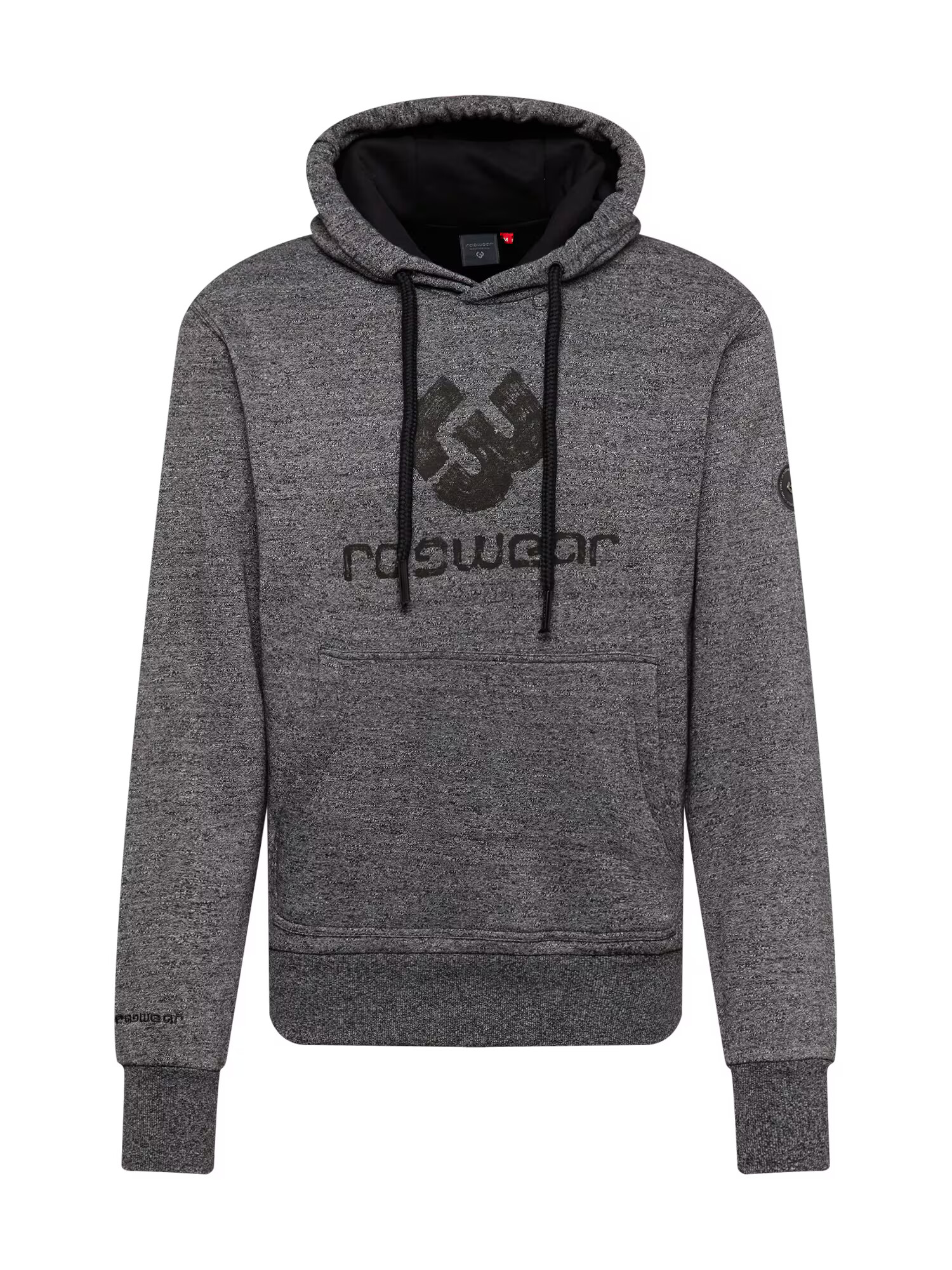 Ragwear Mikina 'KRESY' čierna / čierna melírovaná - Pepit.sk