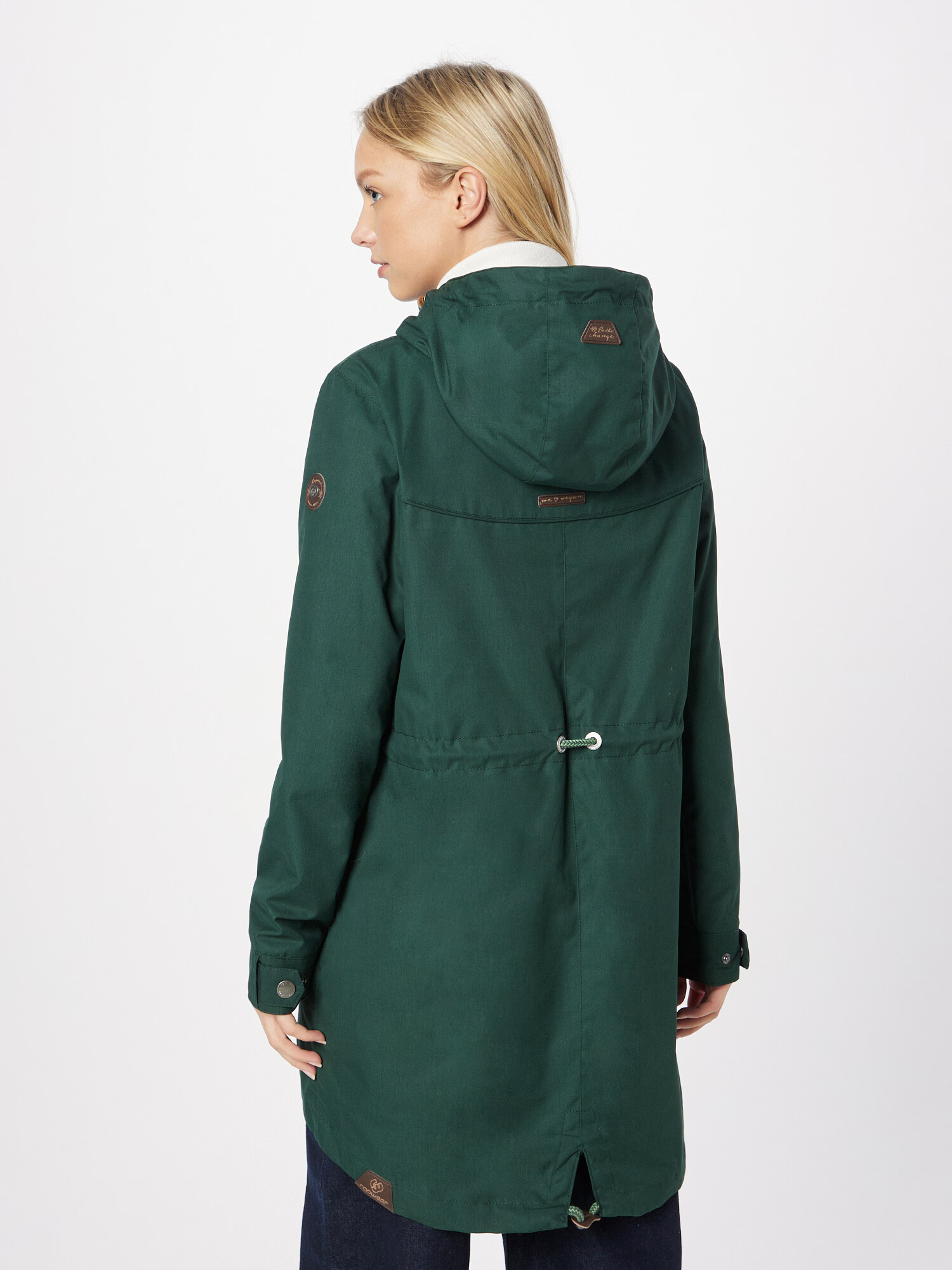 Ragwear Prechodná parka 'CANNY' koňaková / tmavozelená - Pepit.sk