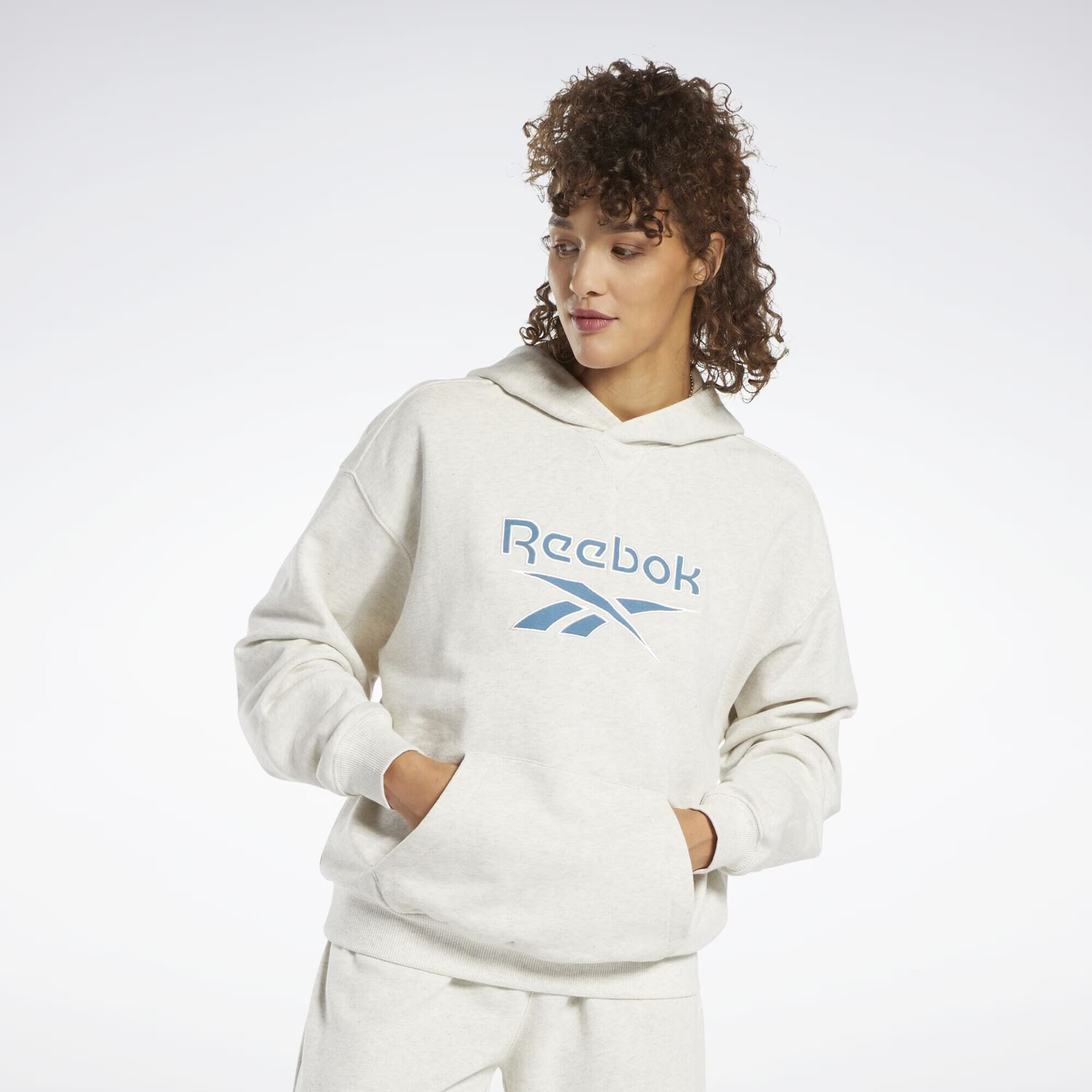 Reebok Classics Mikina modrá / svetlosivá / biela / biela melírovaná - Pepit.sk