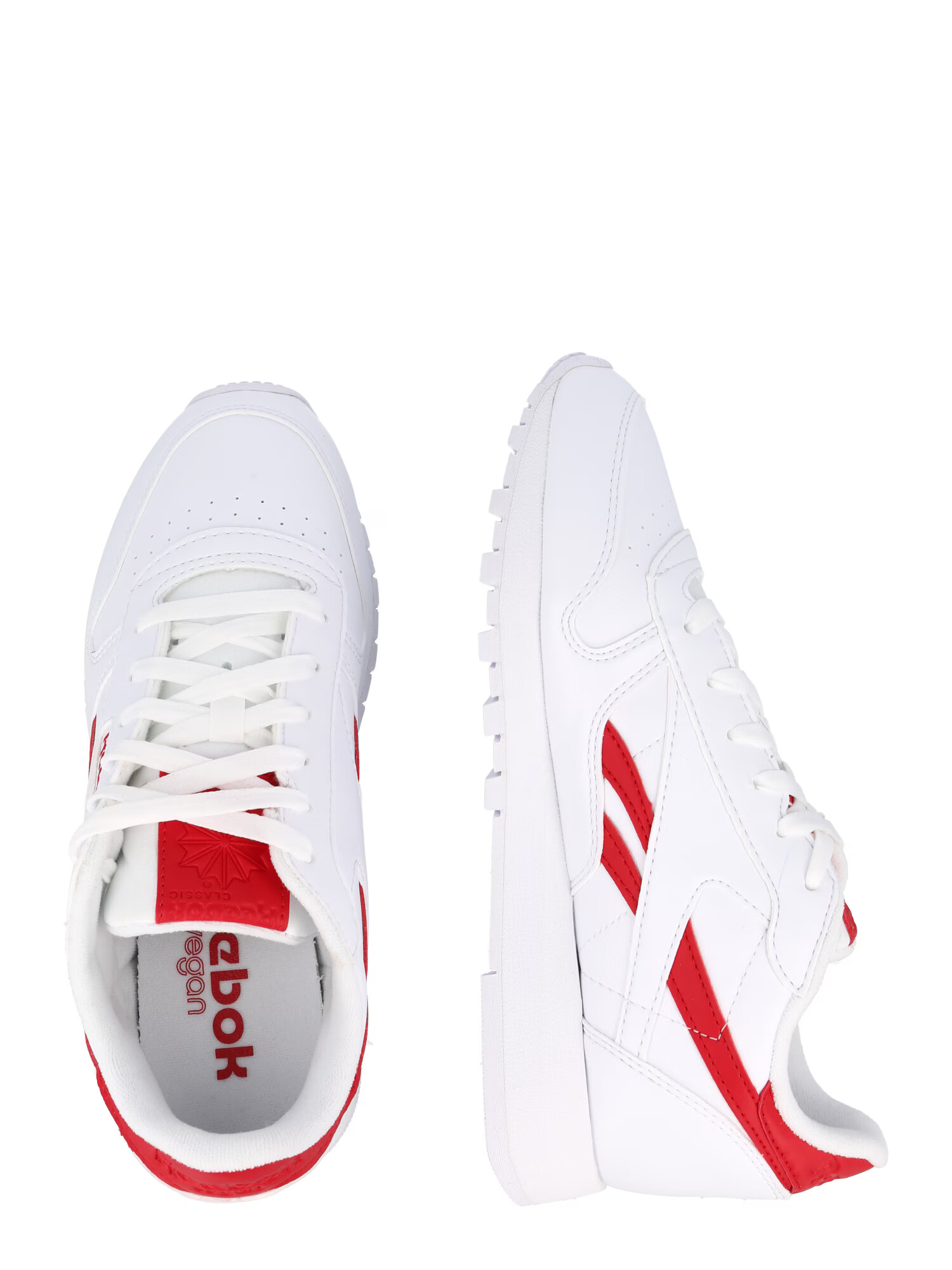 Reebok Classics Nízke tenisky karmínovo červená / šedobiela - Pepit.sk