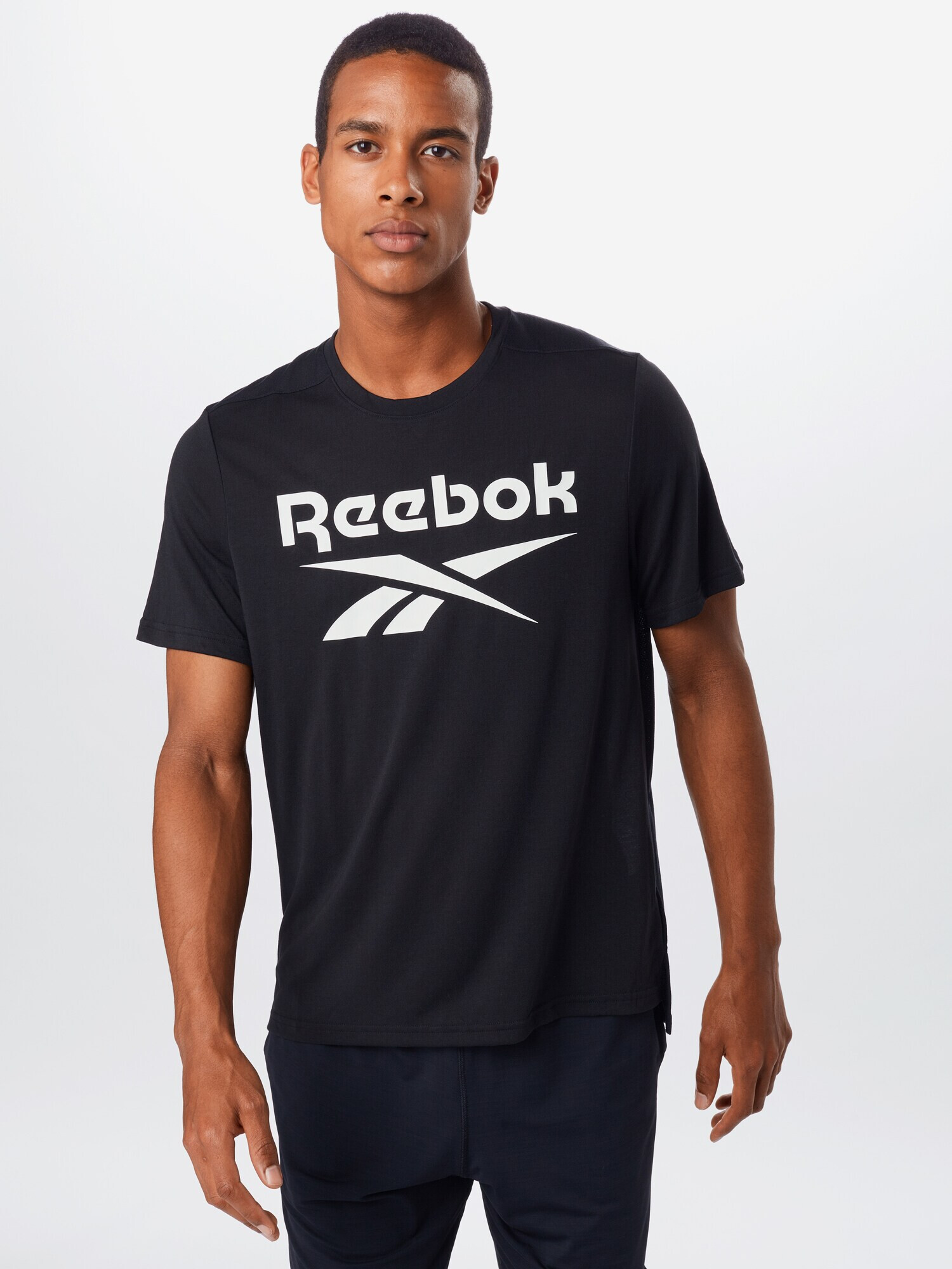 Reebok Sport Funkčné tričko čierna / biela - Pepit.sk