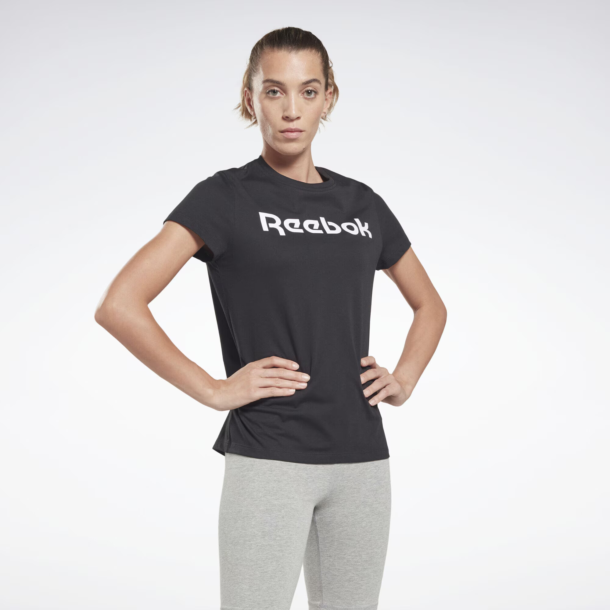 Reebok Sport Funkčné tričko čierna / biela - Pepit.sk