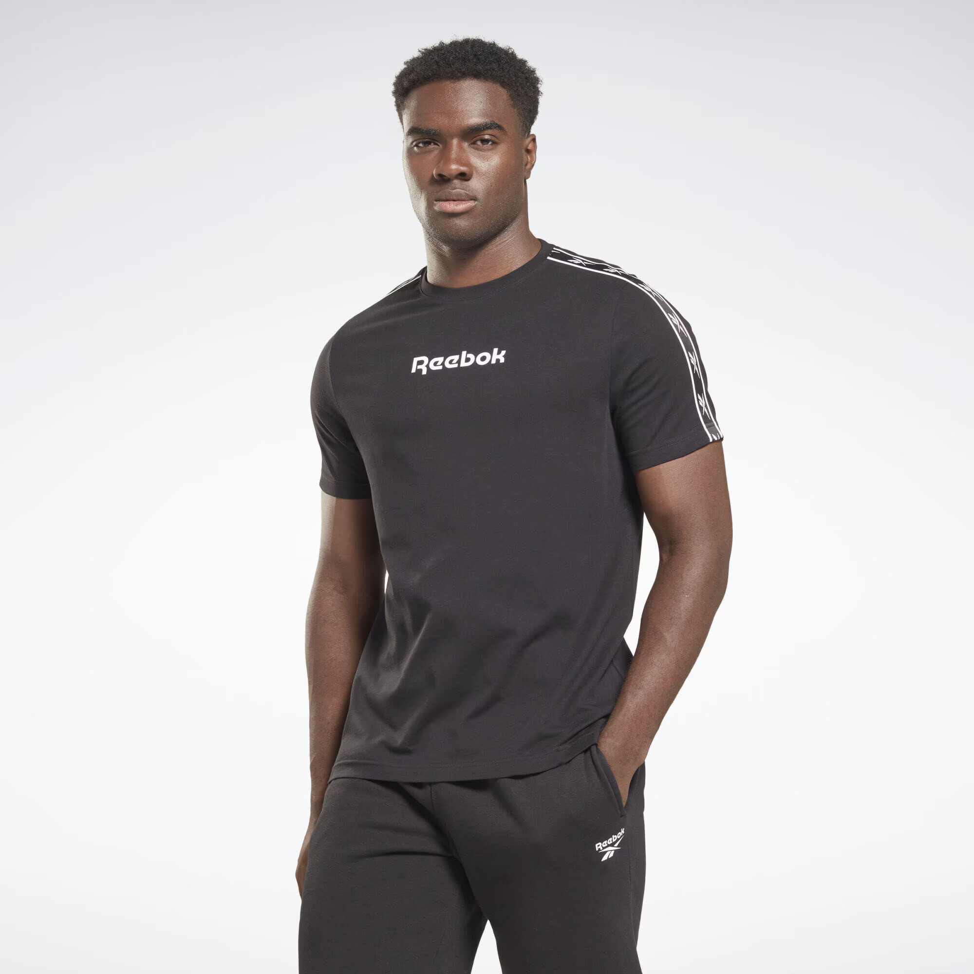 Reebok Sport Funkčné tričko čierna / biela - Pepit.sk