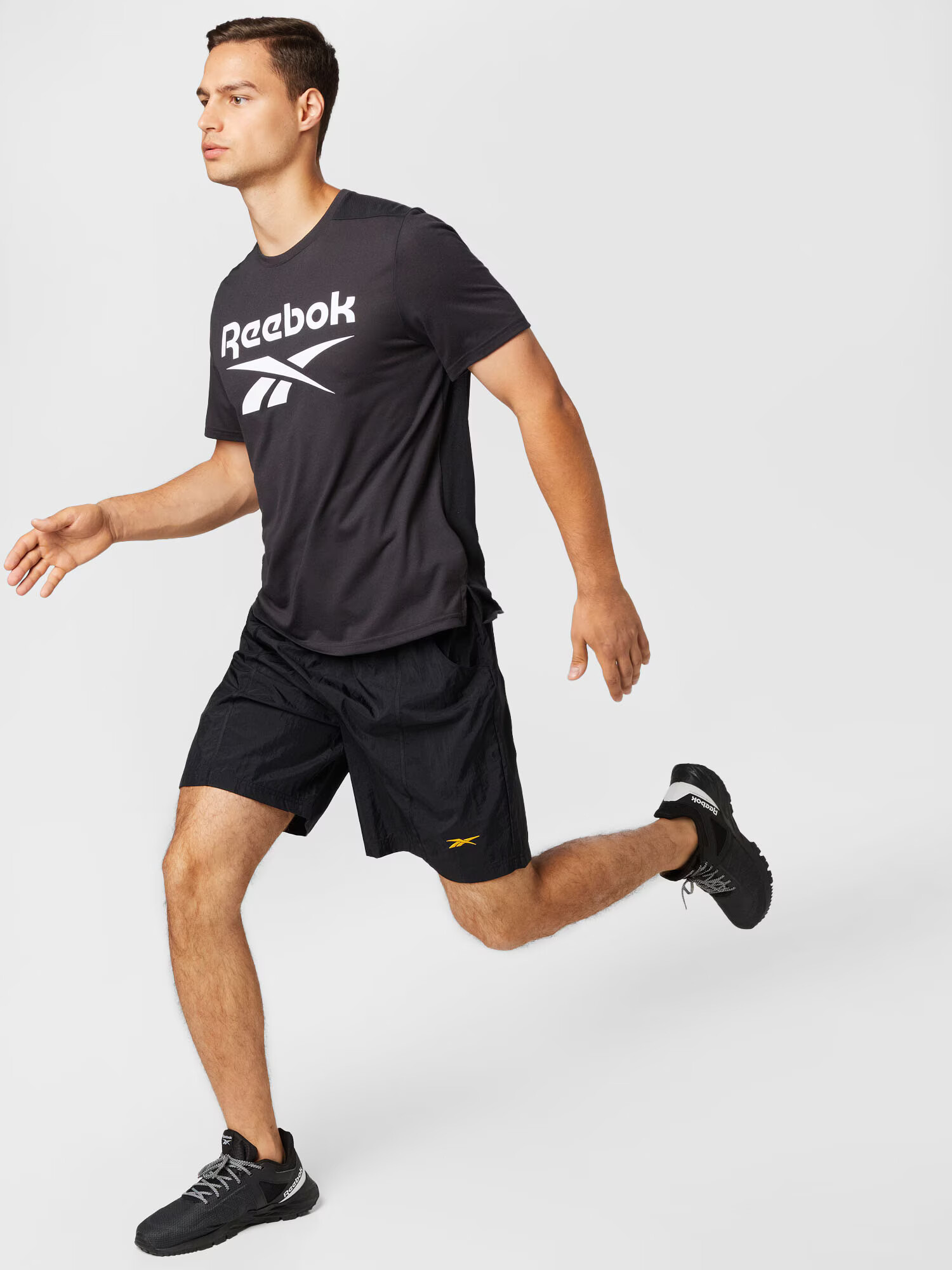 Reebok Sport Funkčné tričko čierna / biela - Pepit.sk