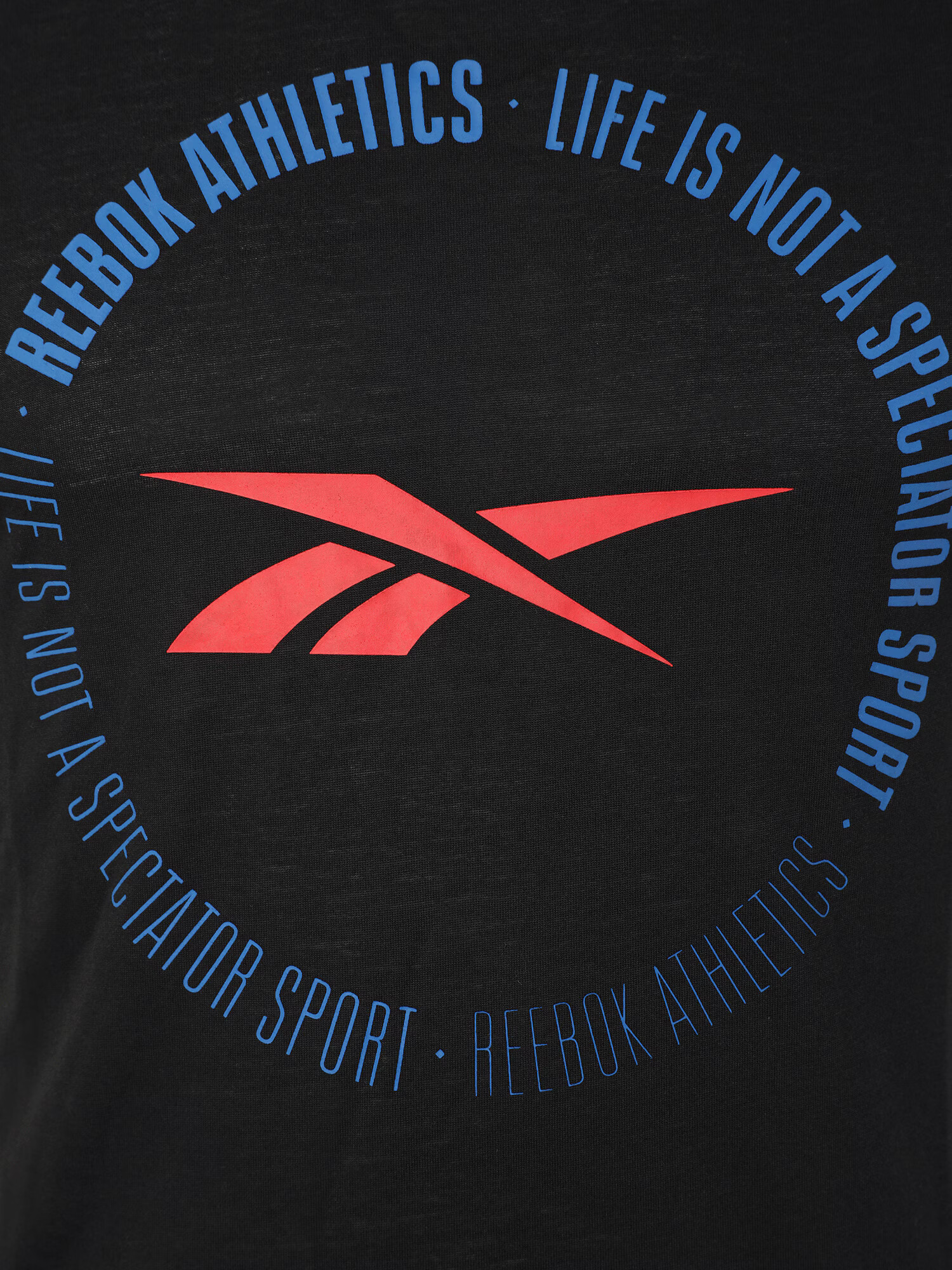 Reebok Sport Funkčné tričko modrá / červená / čierna - Pepit.sk