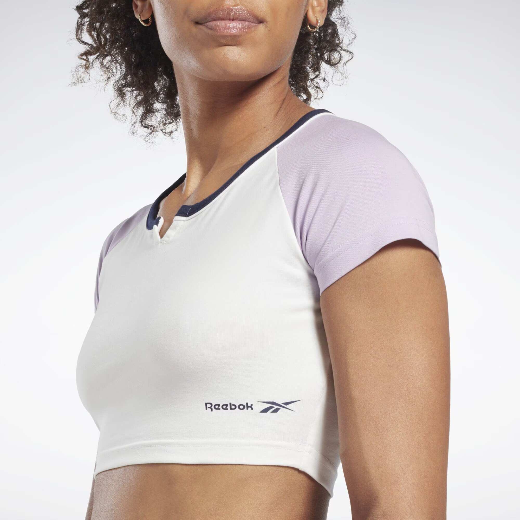 Reebok Sport Funkčné tričko pastelovo fialová / tmavofialová / biela - Pepit.sk