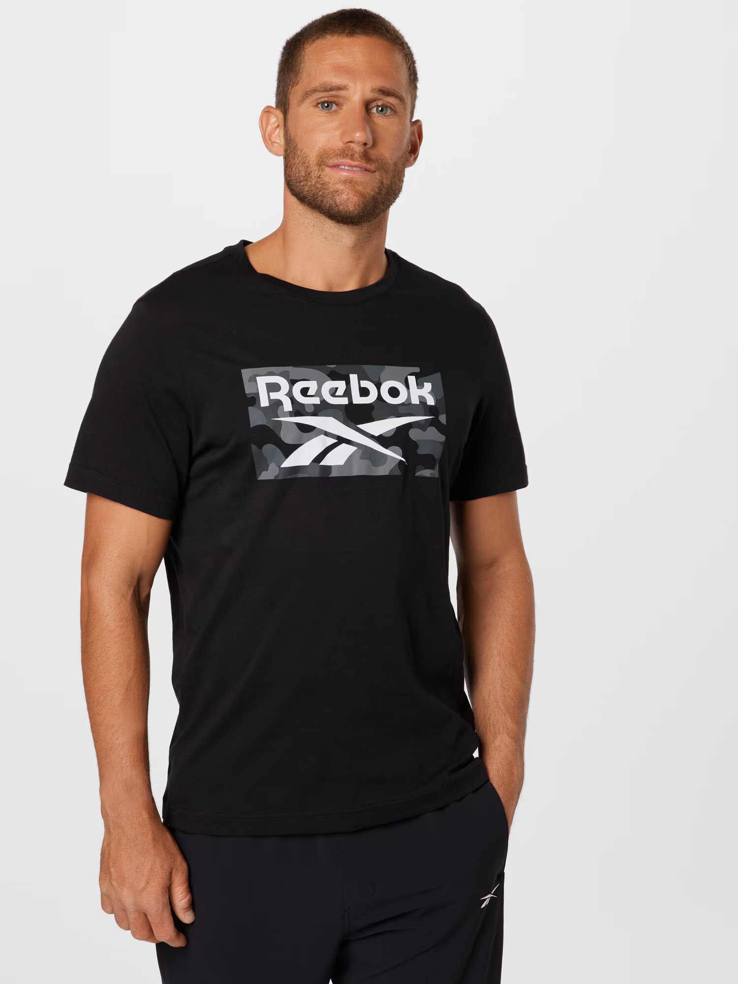 Reebok Sport Funkčné tričko sivá / tmavosivá / čierna / biela - Pepit.sk