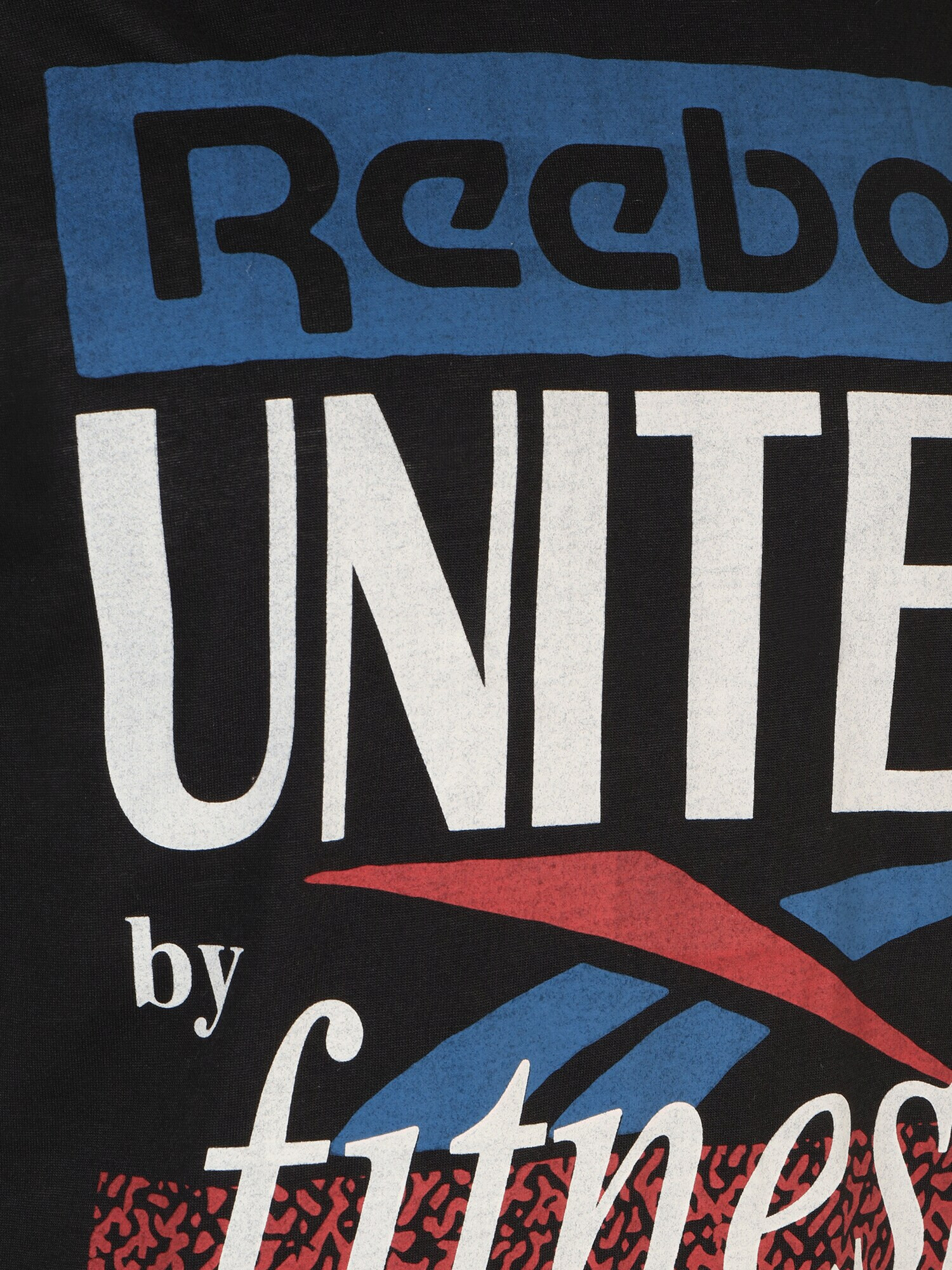 Reebok Sport Funkčné tričko 'United by Fitness' modrá / pastelovo červená / čierna / biela - Pepit.sk