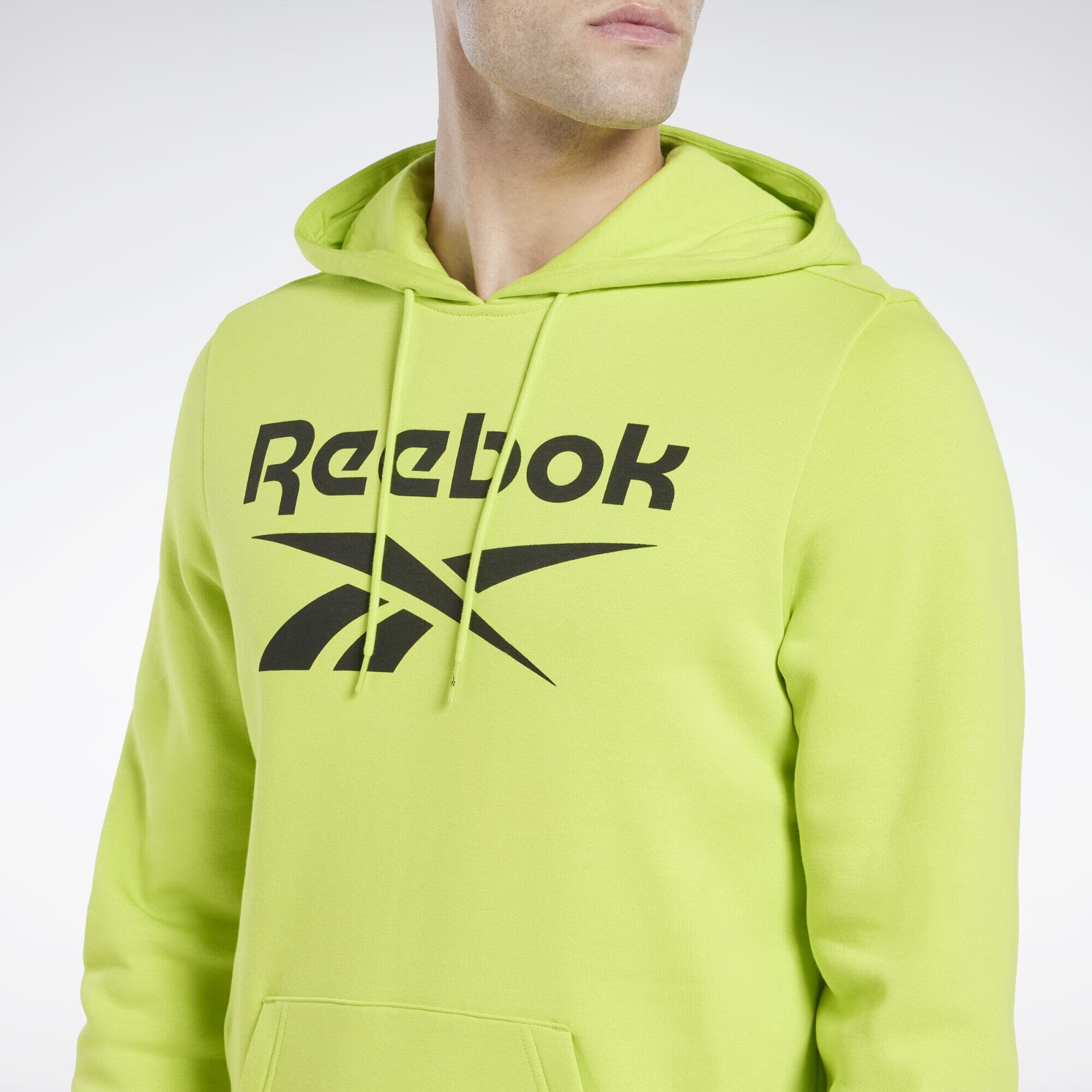 Reebok Sport Športová mikina 'Identity' žltá / čierna - Pepit.sk