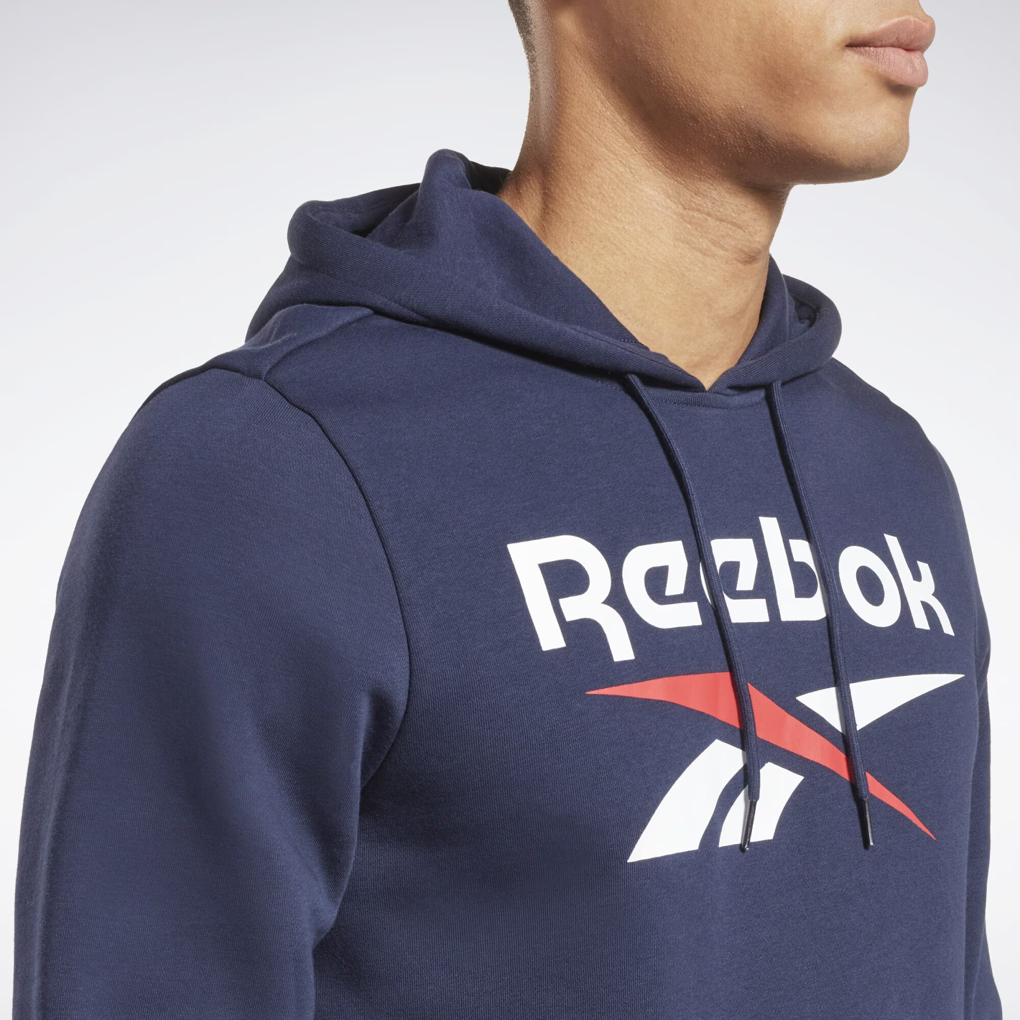 Reebok Sport Športová mikina námornícka modrá / koralová / biela - Pepit.sk