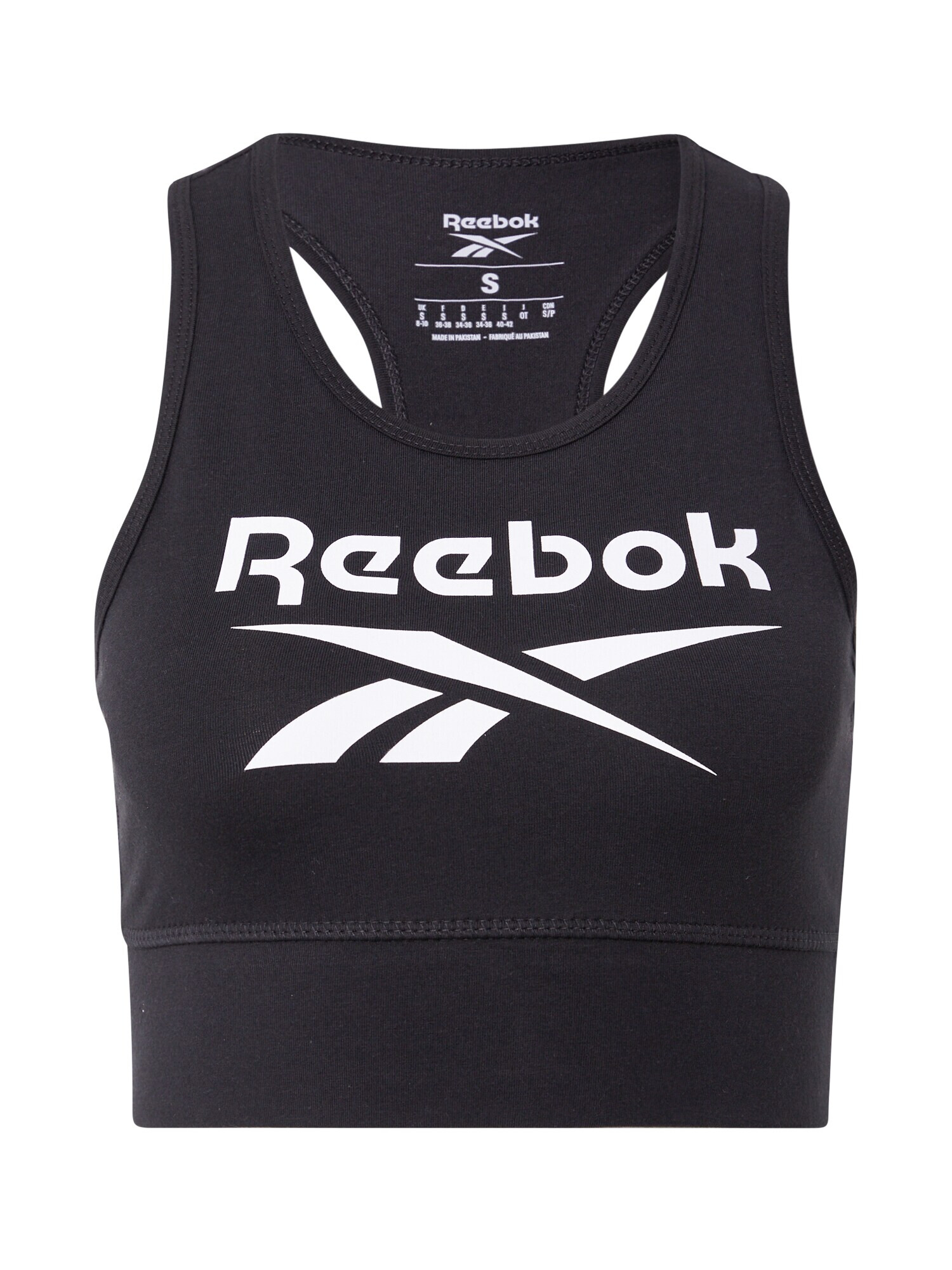 Reebok Sport Športová podprsenka 'Identity' čierna / biela - Pepit.sk