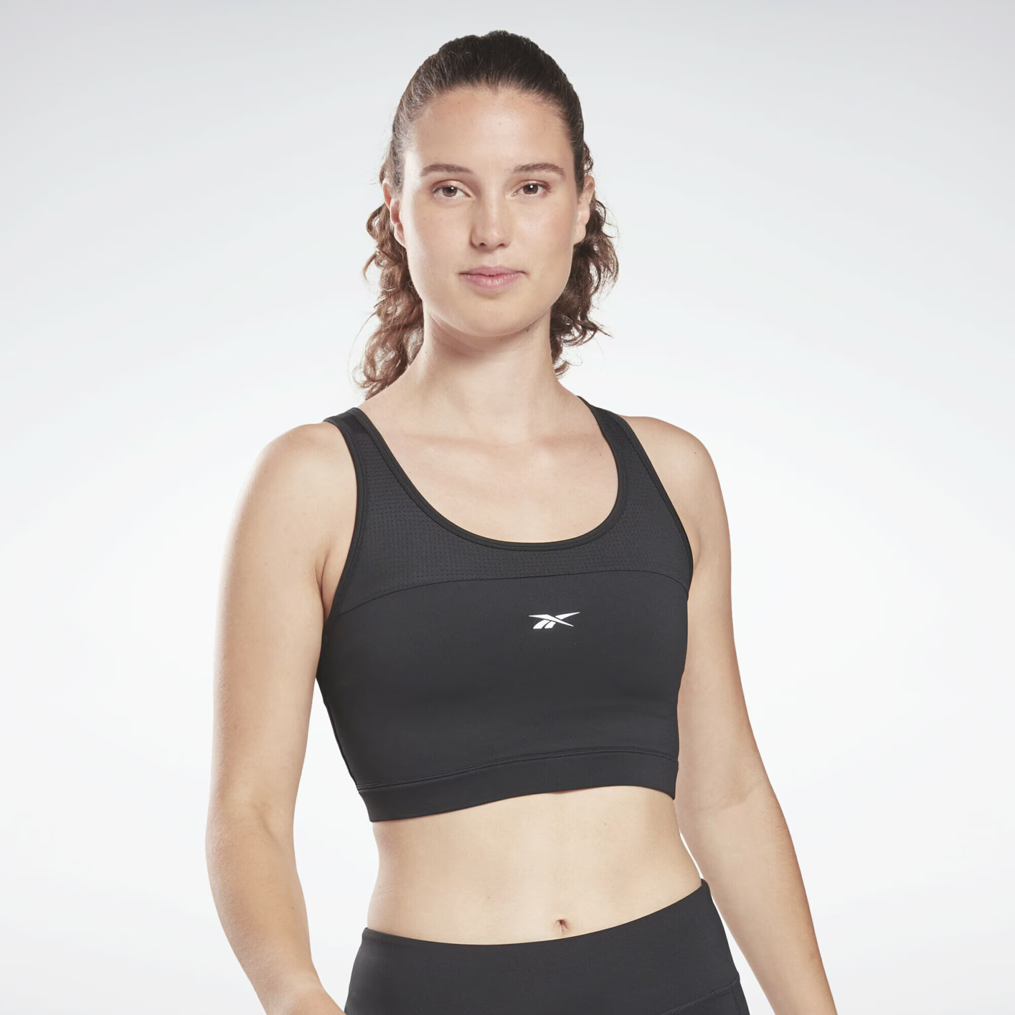 Reebok Sport Športová podprsenka 'Workout Ready' čierna / biela - Pepit.sk