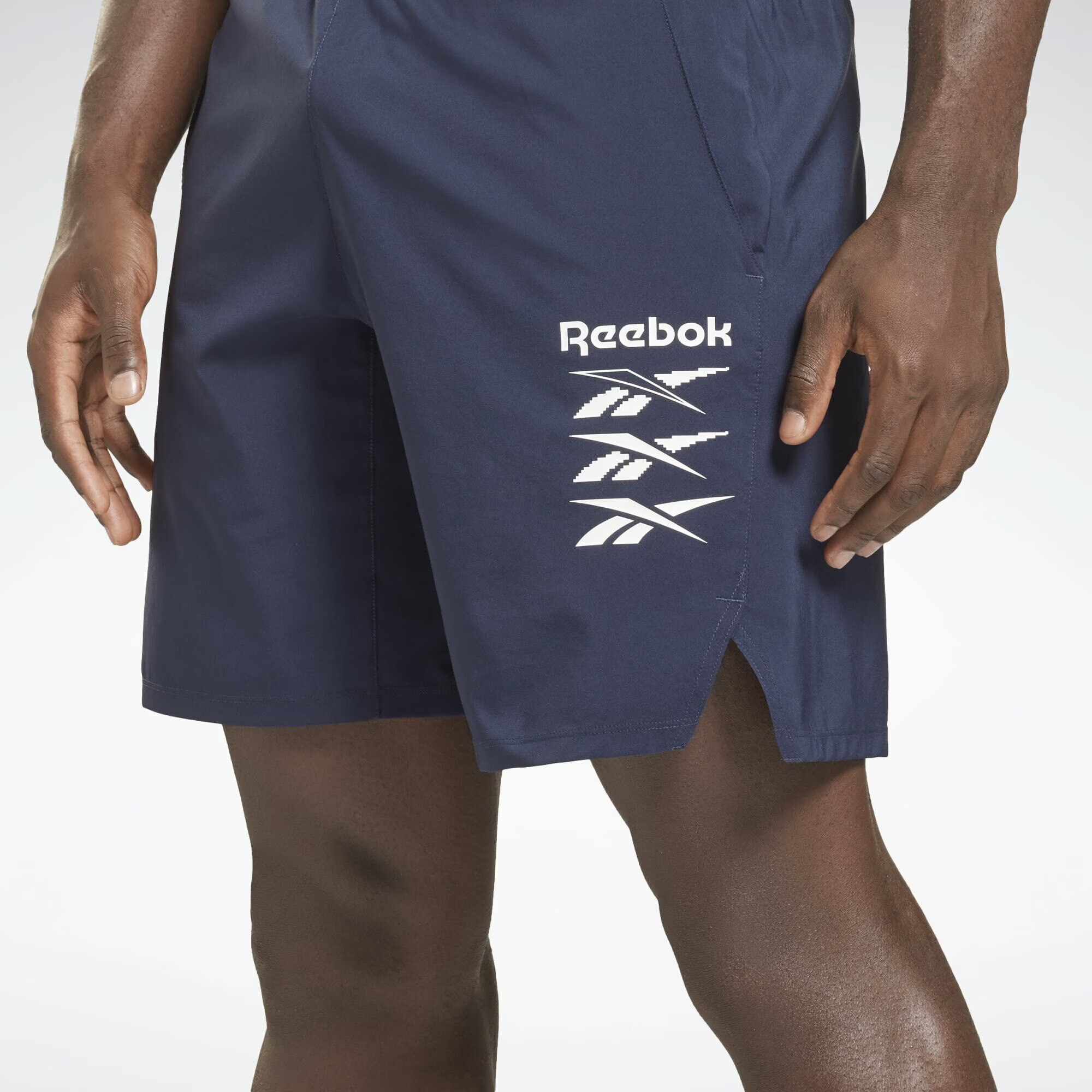 Reebok Sport Športové nohavice modrá / čierna / biela - Pepit.sk