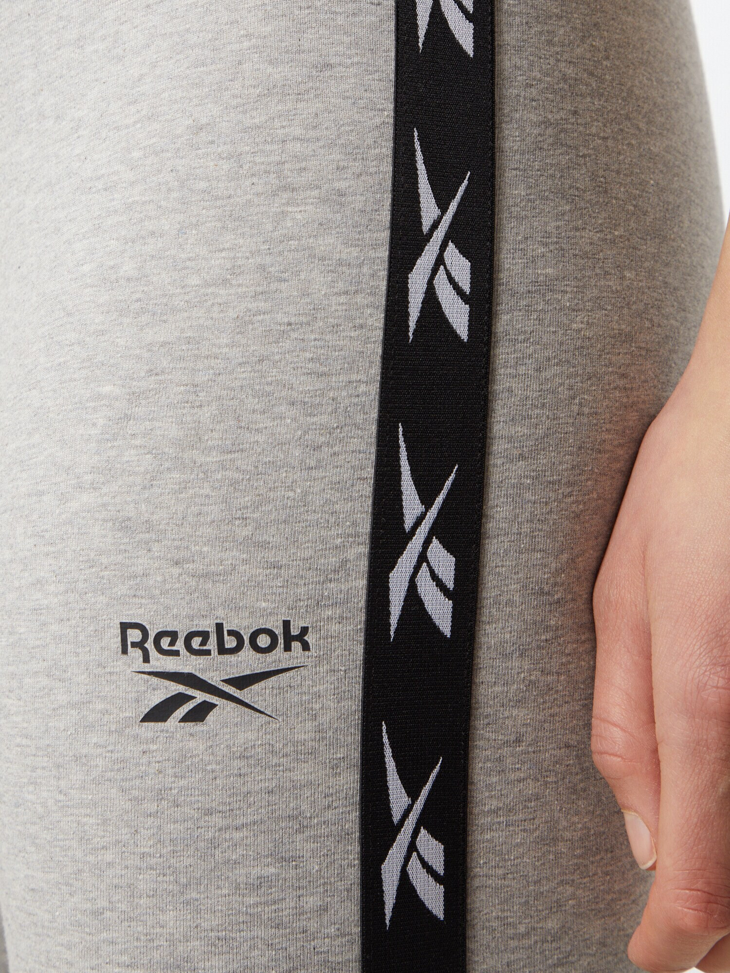 Reebok Sport Športové nohavice sivá melírovaná / čierna - Pepit.sk