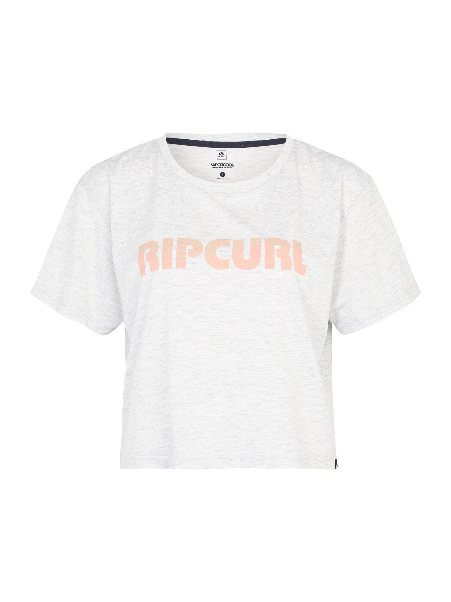 RIP CURL Funkčné tričko 'VAPORCOOL' svetlosivá / pastelovo oranžová - Pepit.sk