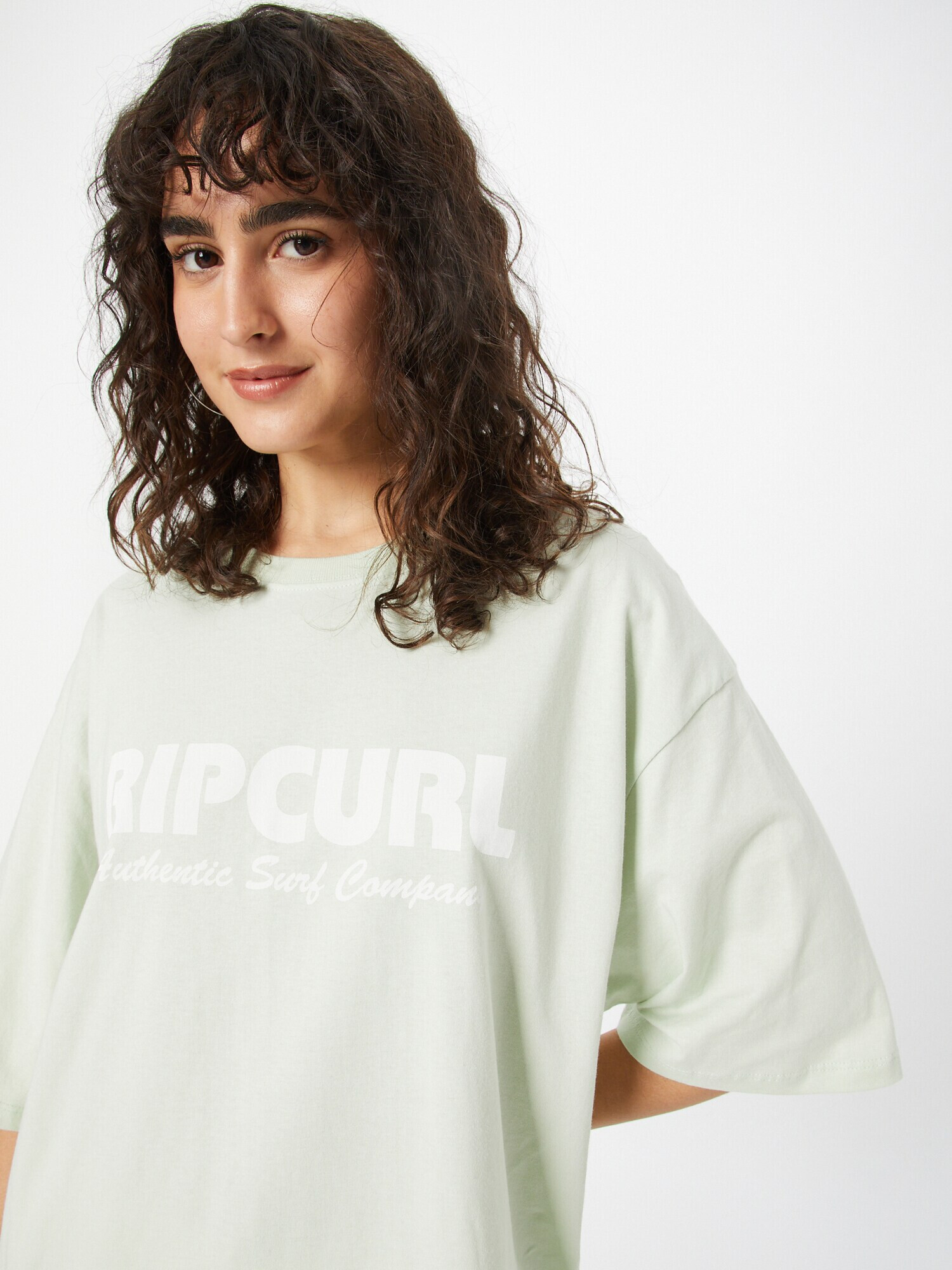 RIP CURL Oversize tričko mätová / biela - Pepit.sk