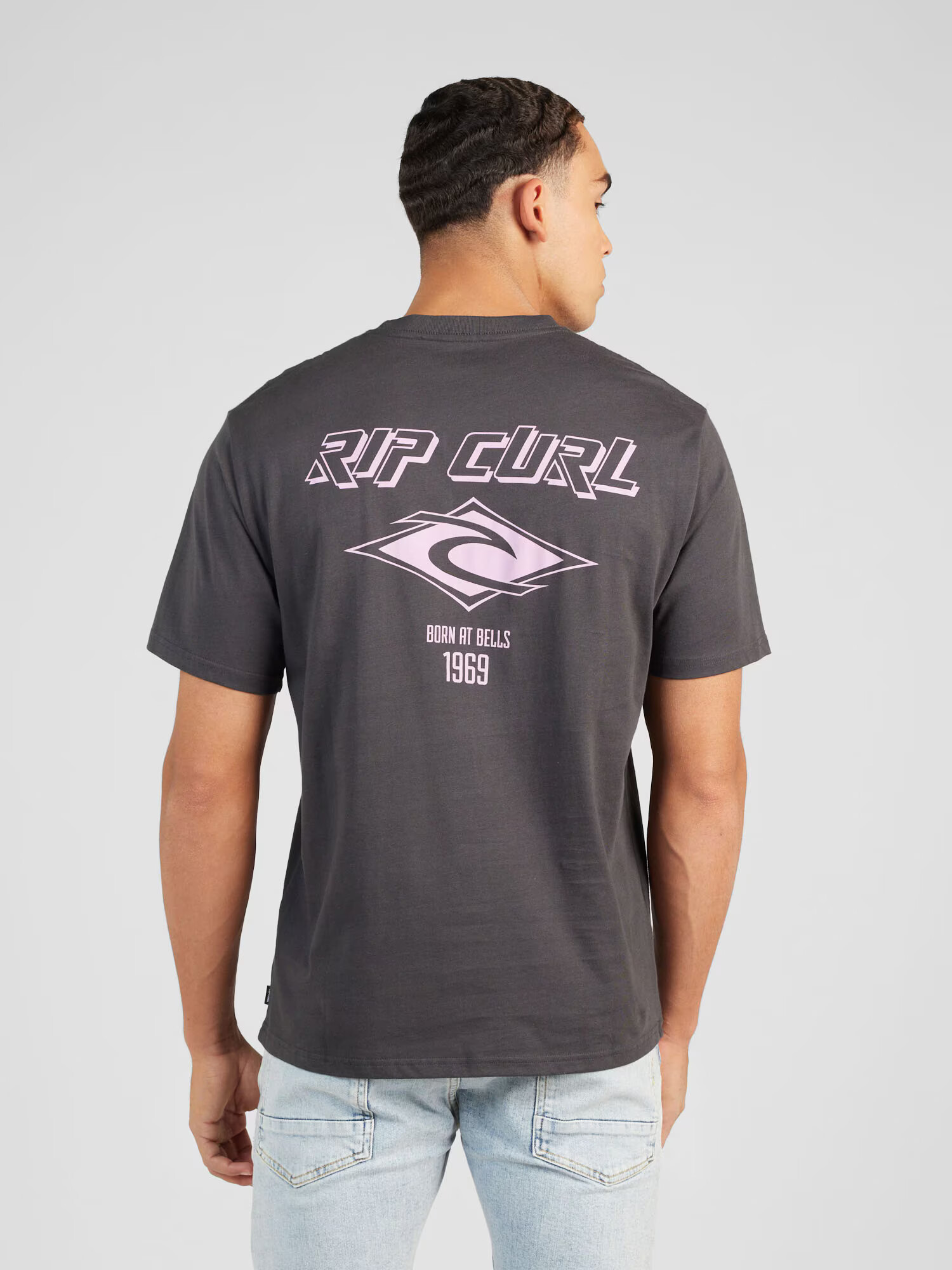 RIP CURL Tričko 'FADE OUT' pastelovo fialová / čierna - Pepit.sk