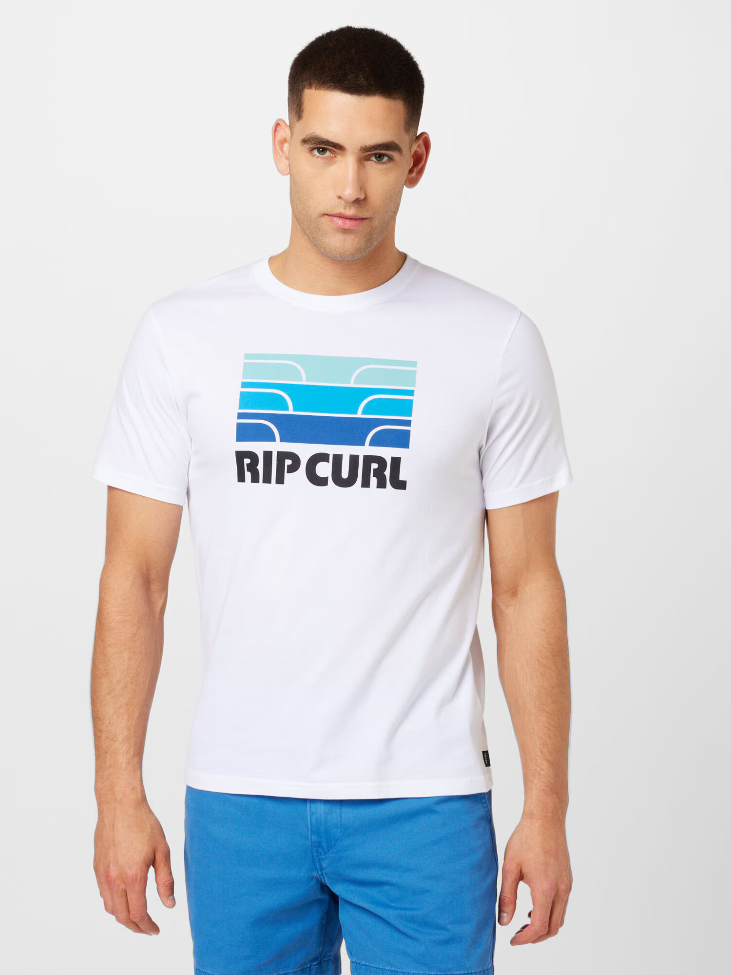 RIP CURL Tričko 'SURF REVIVAL' námornícka modrá / svetlomodrá / čierna / biela - Pepit.sk