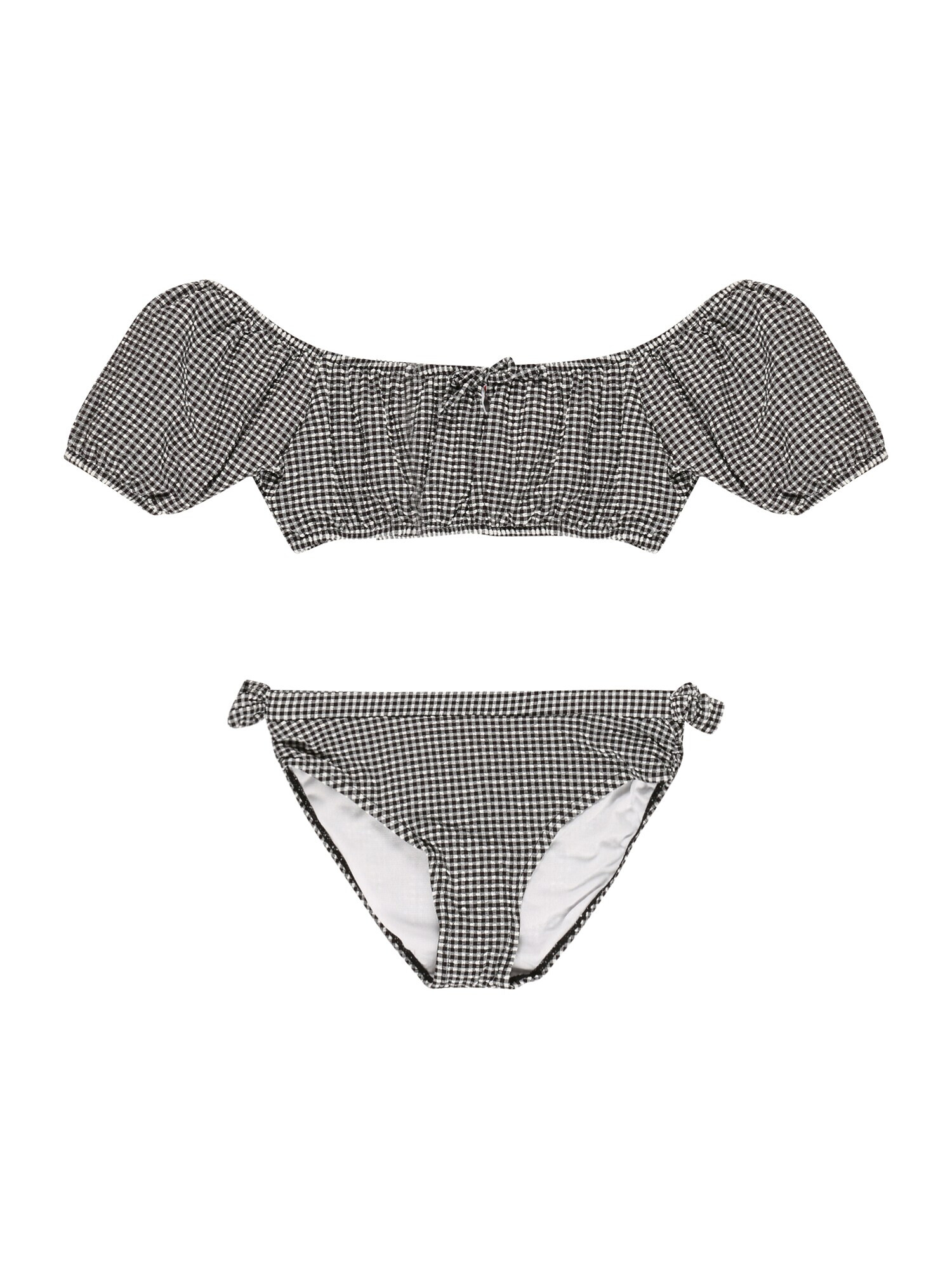 River Island Bikiny sivá / čierna / biela - Pepit.sk