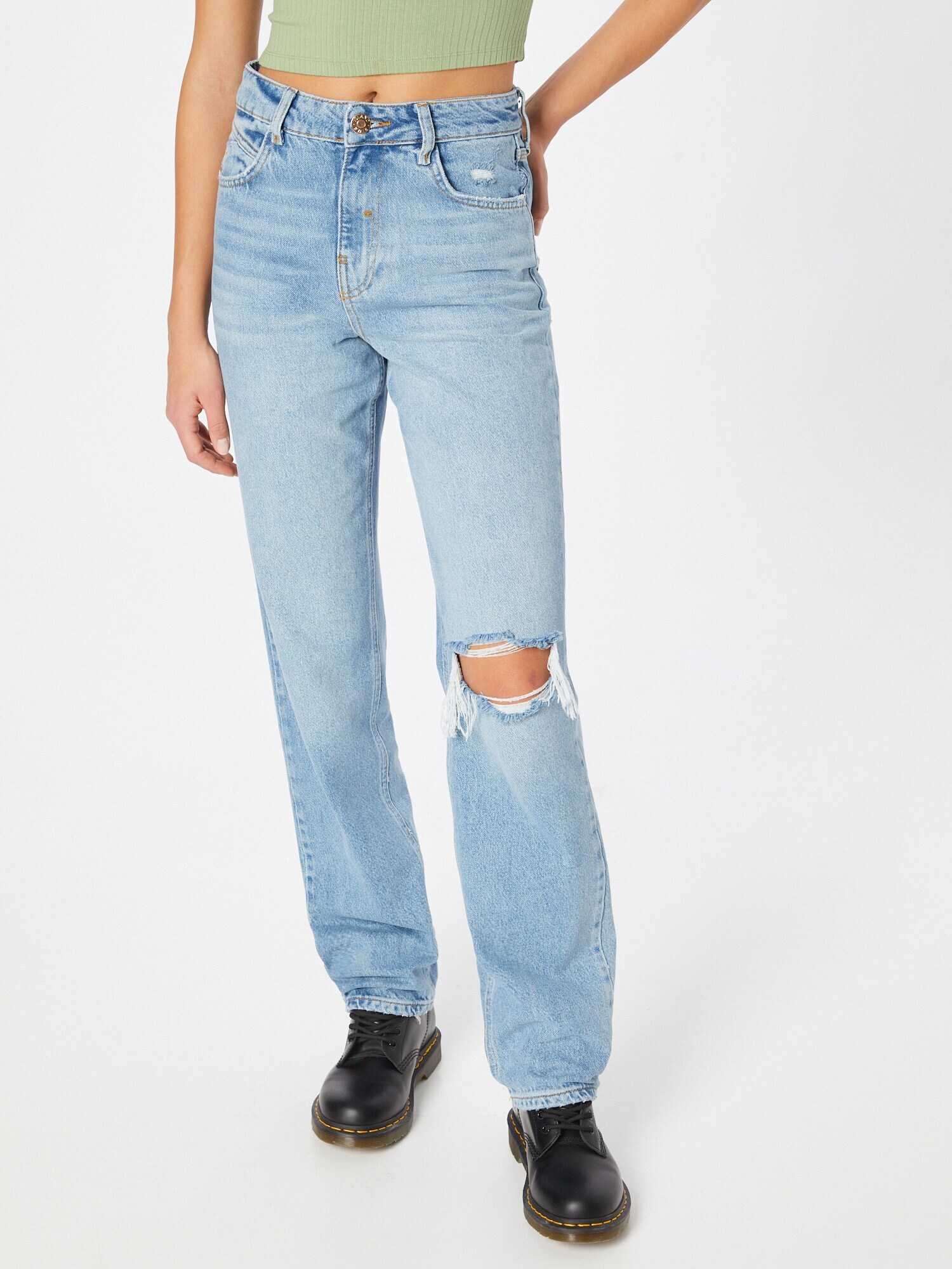 River Island Džínsy modrá denim - Pepit.sk