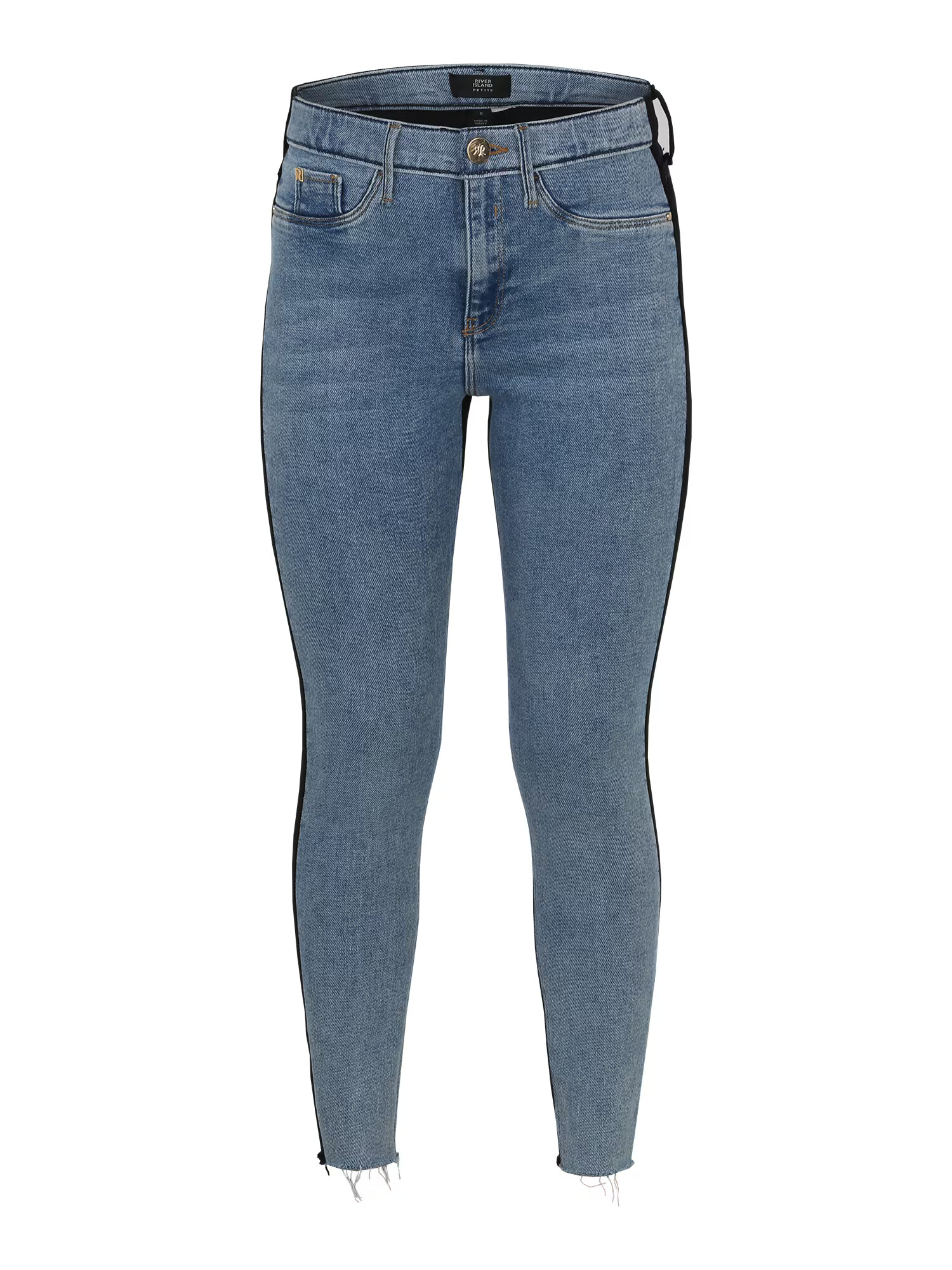 River Island Petite Džínsy 'MOLLY' modrá denim / čierny denim - Pepit.sk