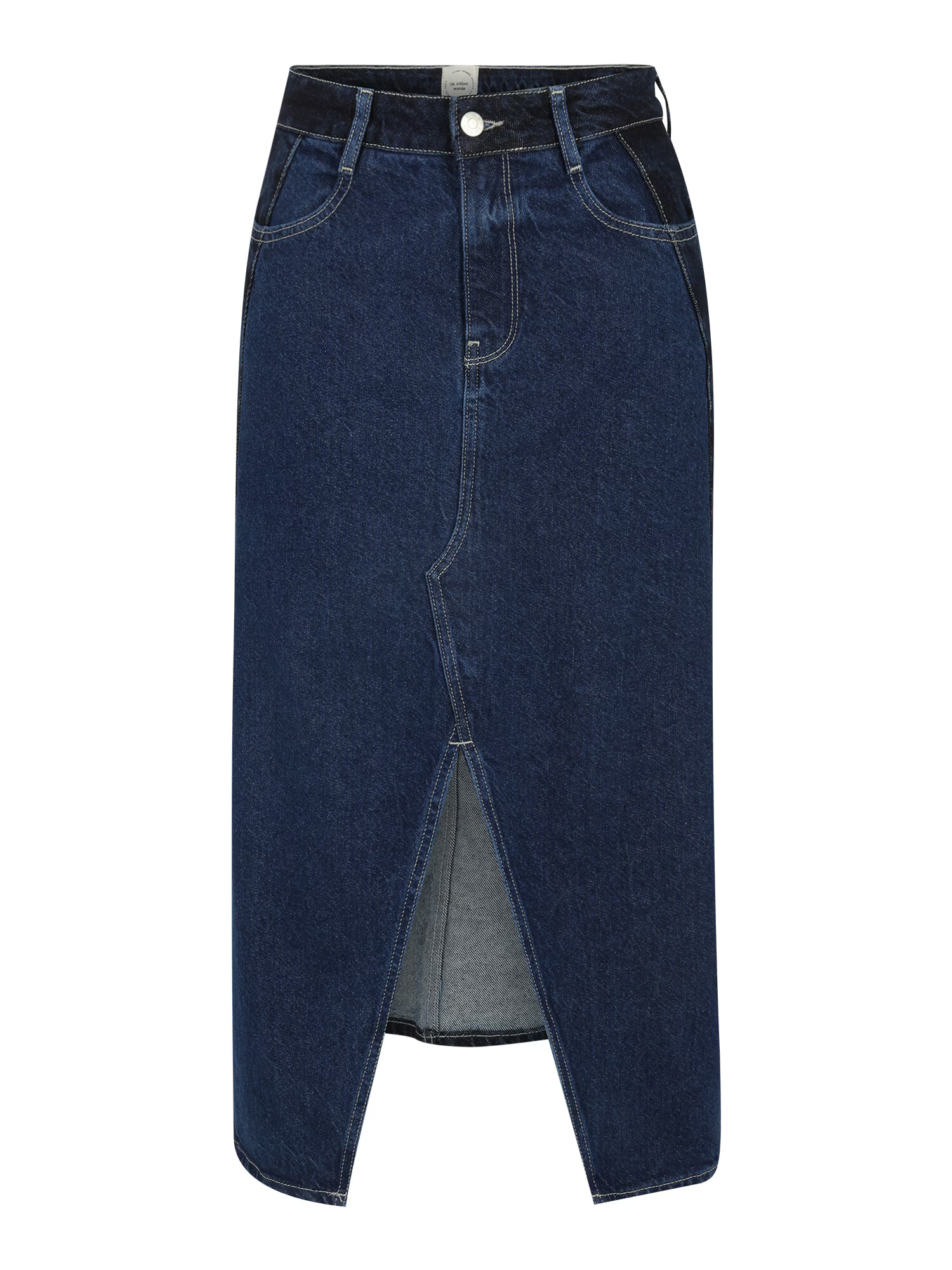 River Island Petite Sukňa modrá denim / tmavomodrá - Pepit.sk