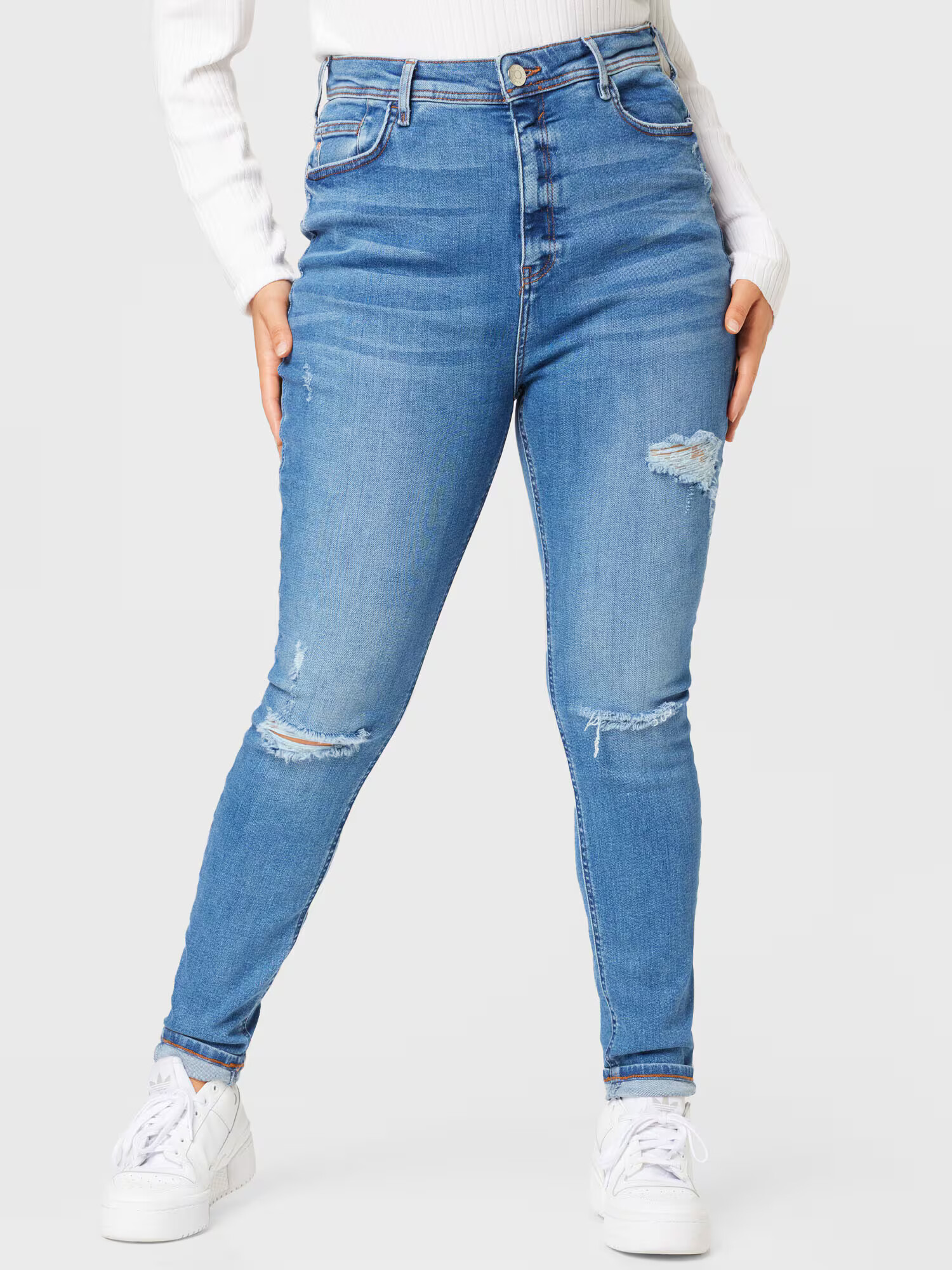 River Island Plus Džínsy 'AVERY' modrá denim - Pepit.sk